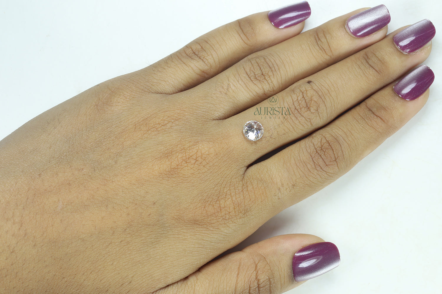 1.50 CT Round Portuguese Shape Lab Diamond for Jewelry