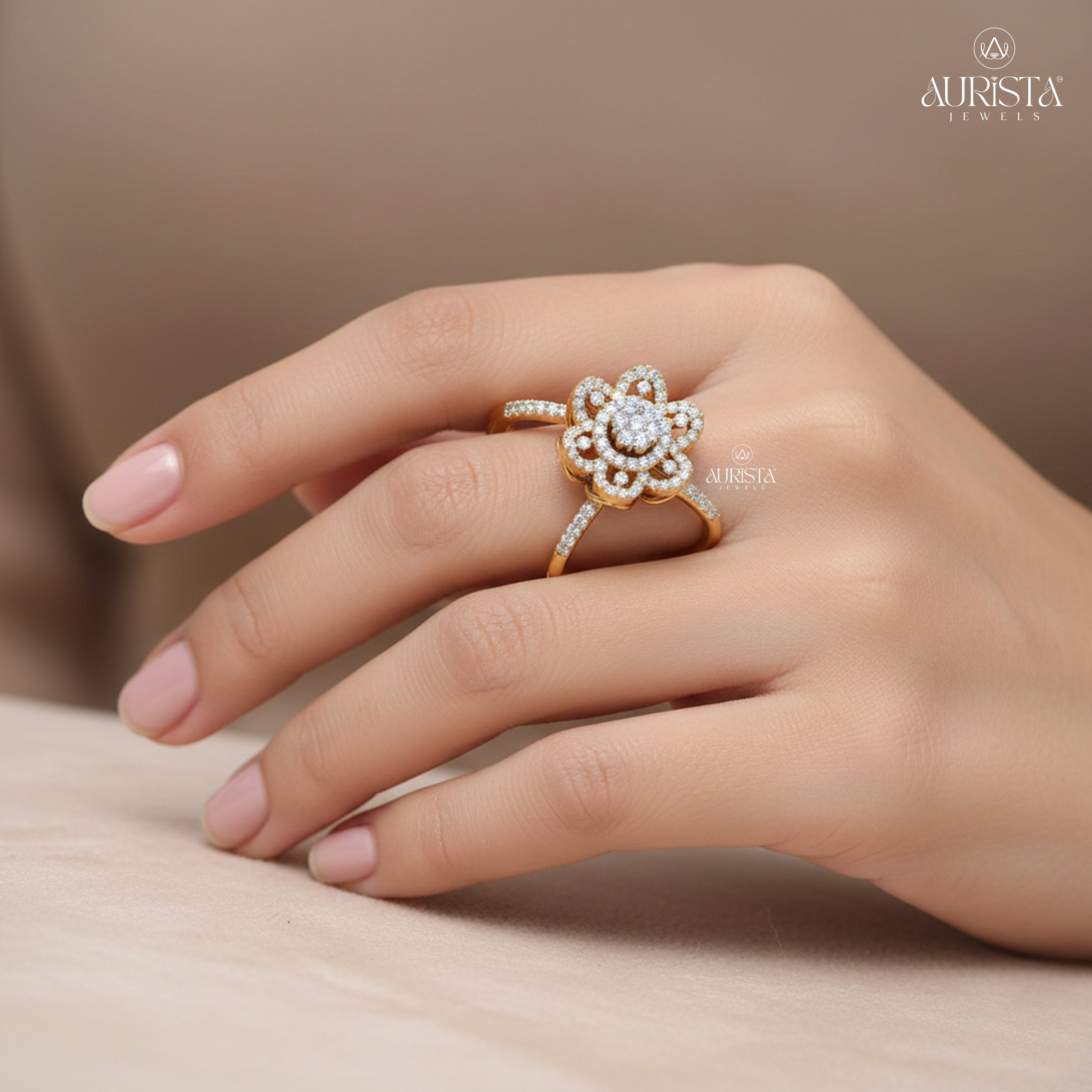 Promise Eternal – Yellow Gold Band with Round Diamond