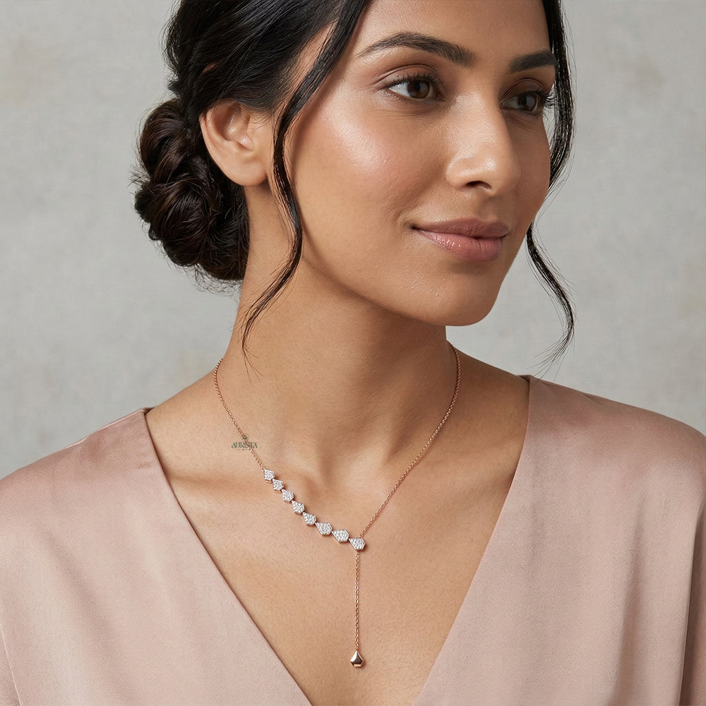 Shimmering Glow Diamond Necklace