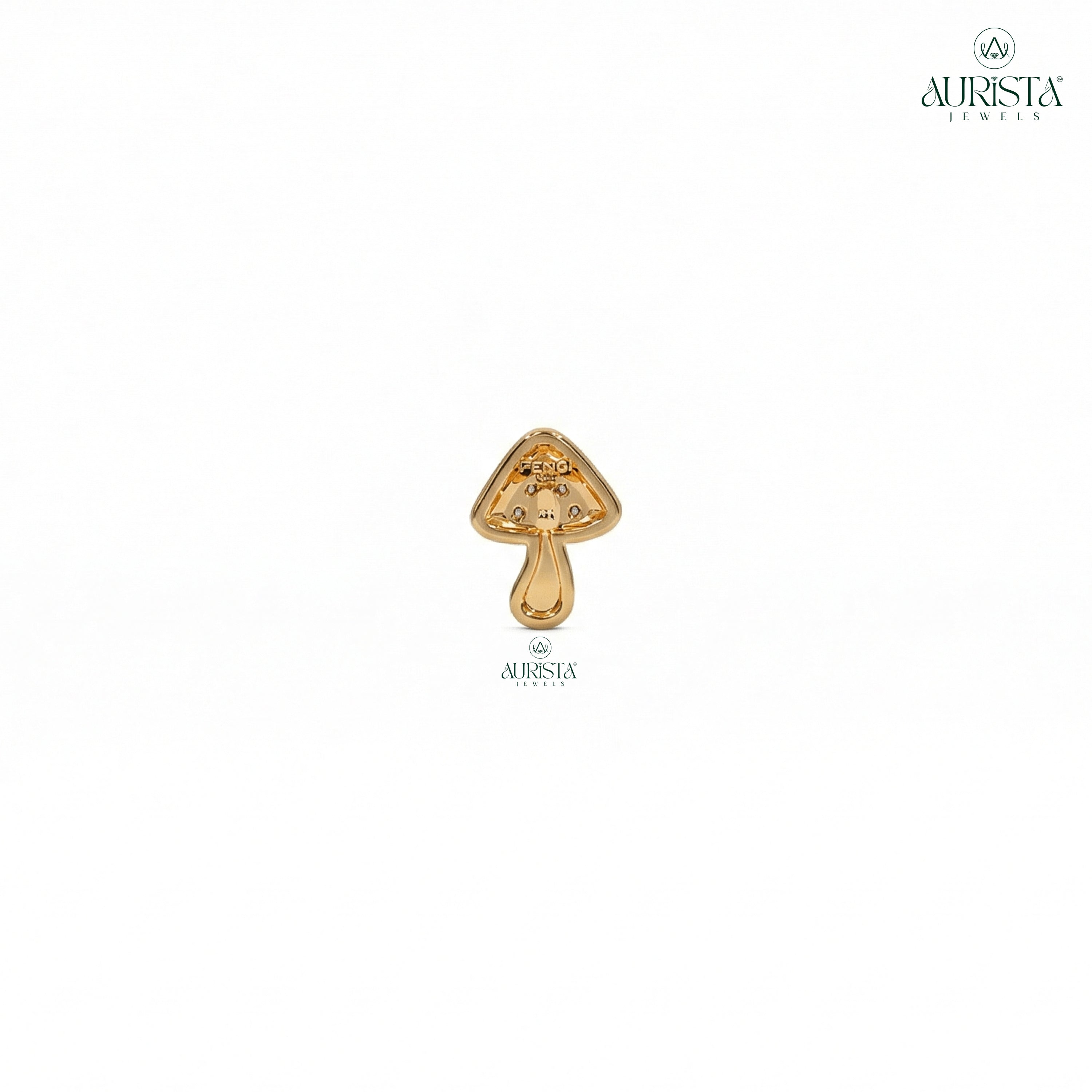 Radiant Bloom – Gold Diamond Earrings