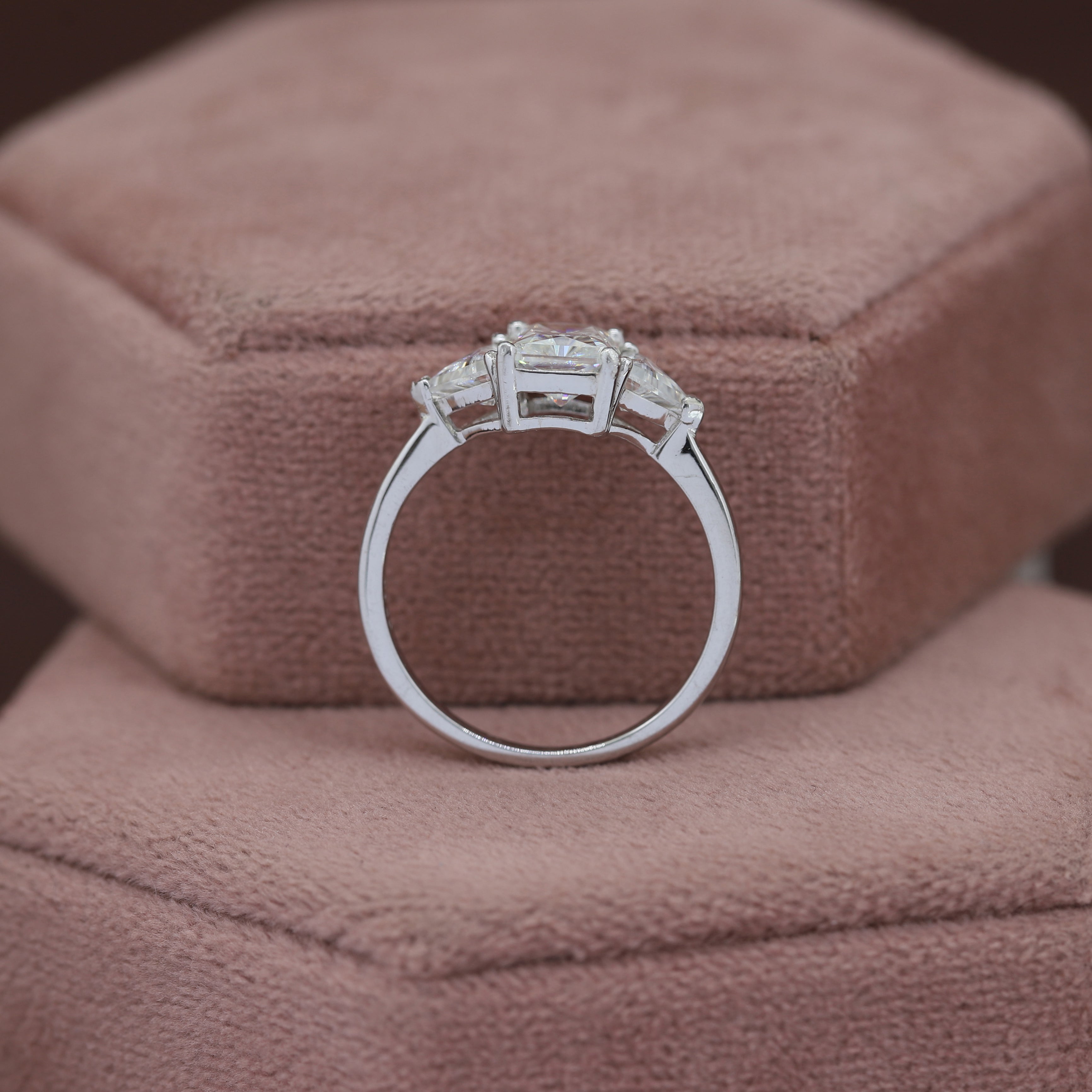The Diamond of Forever – Custom Radiant White Diamond Ring