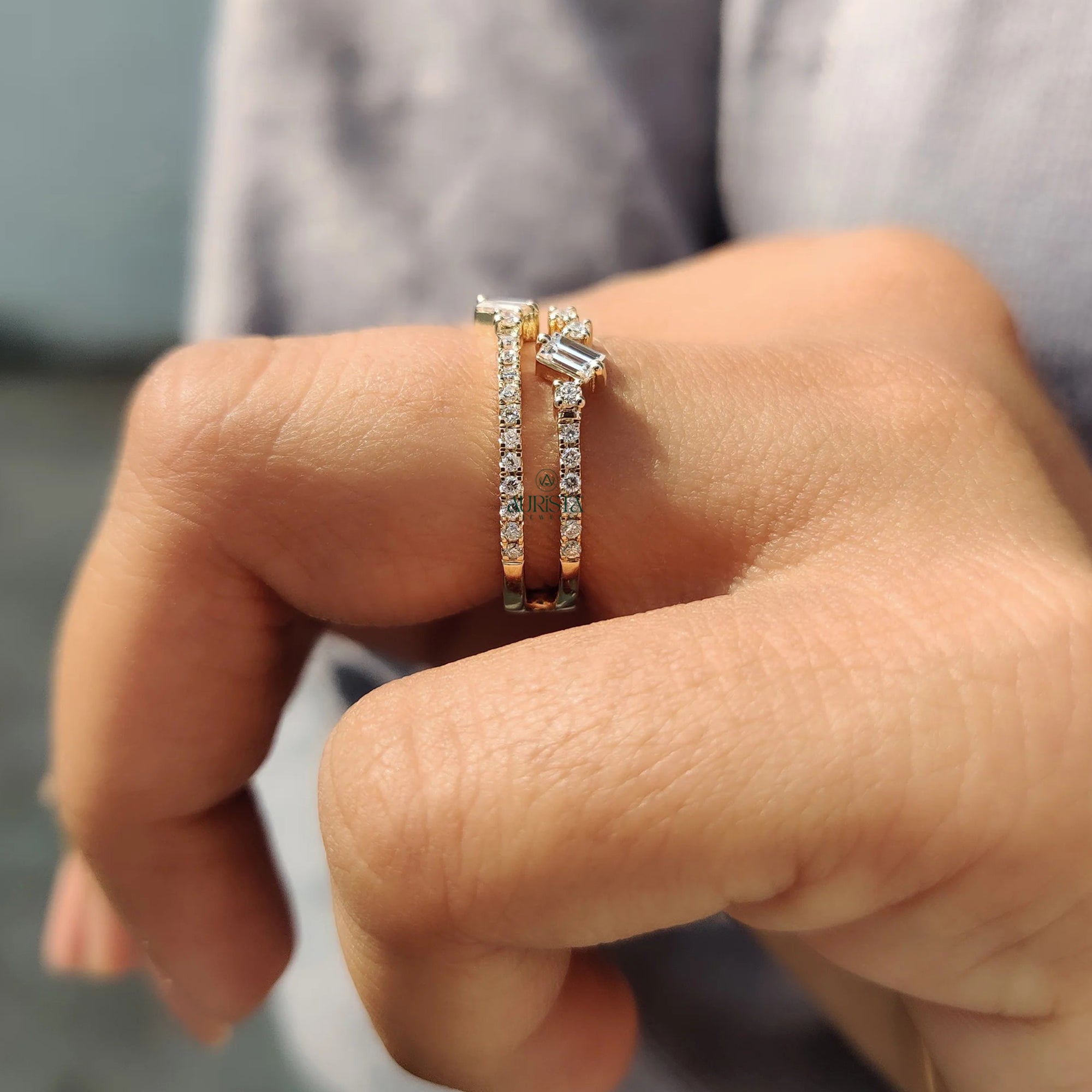 Timeless Vows Diamond Stacking Ring Set