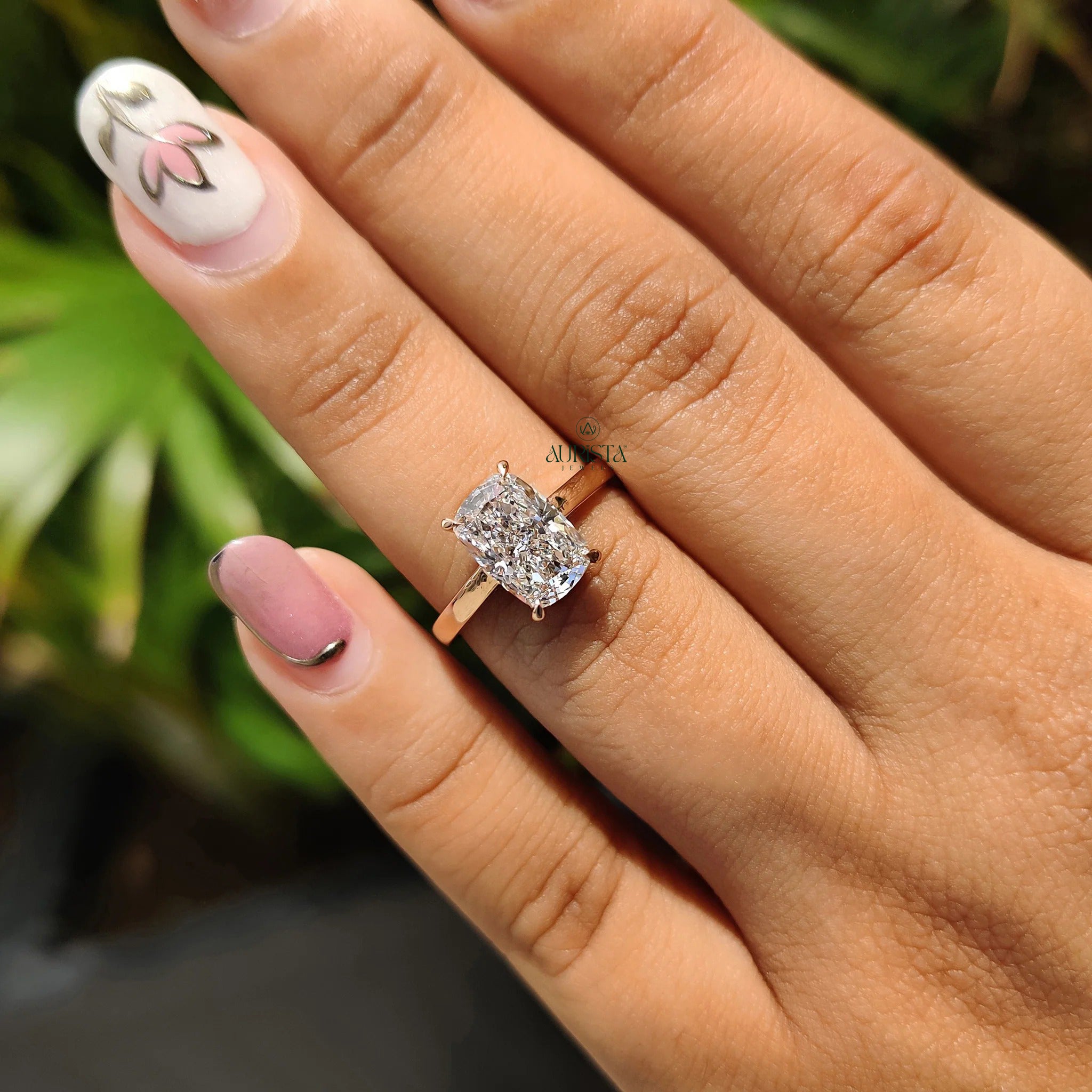 Everyday Solitaire Diamond Ring with Subtle Shine
