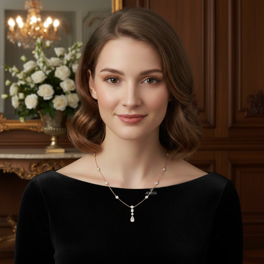 Forever Glow Diamond Necklace in Gold