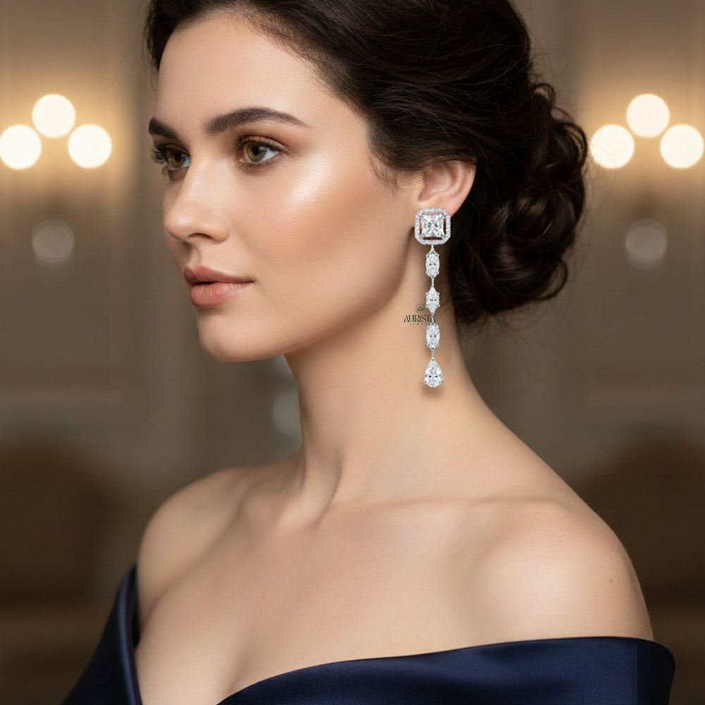 Radiant Bloom – Diamond Earrings