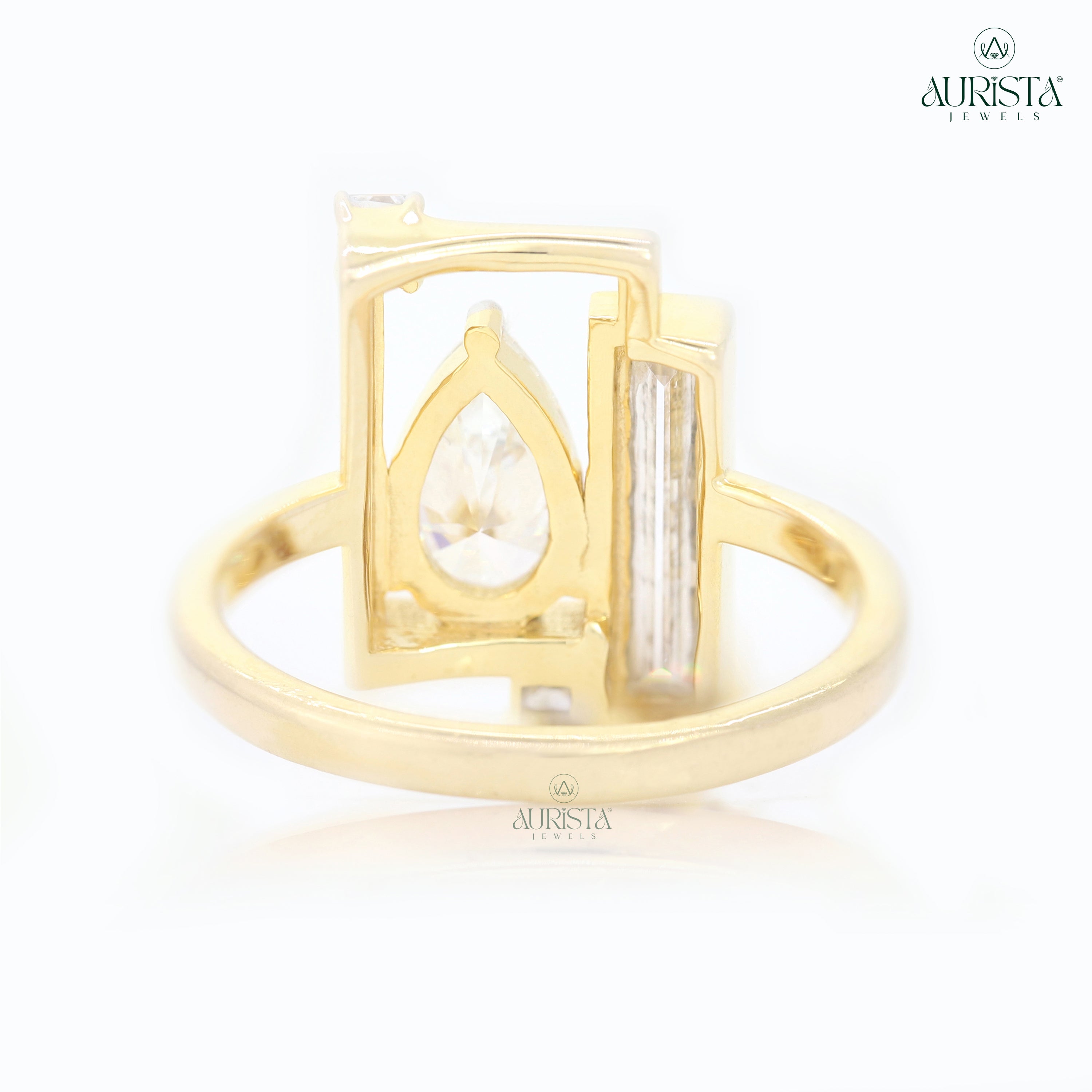 Promise Eternal – Yellow Gold Ring with Mix Diamond