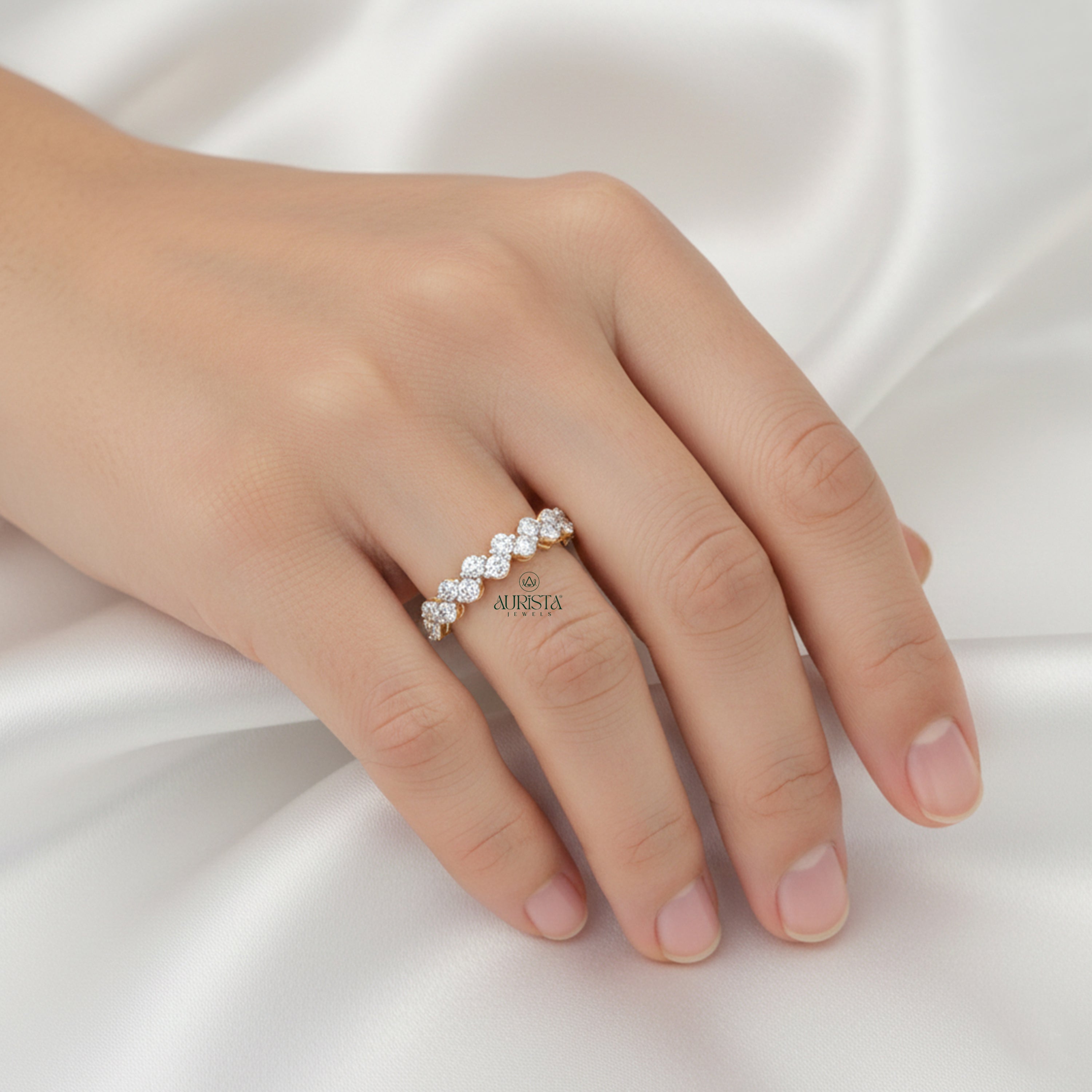 Gift of Forever – Yellow Gold Ring with Round Diamond