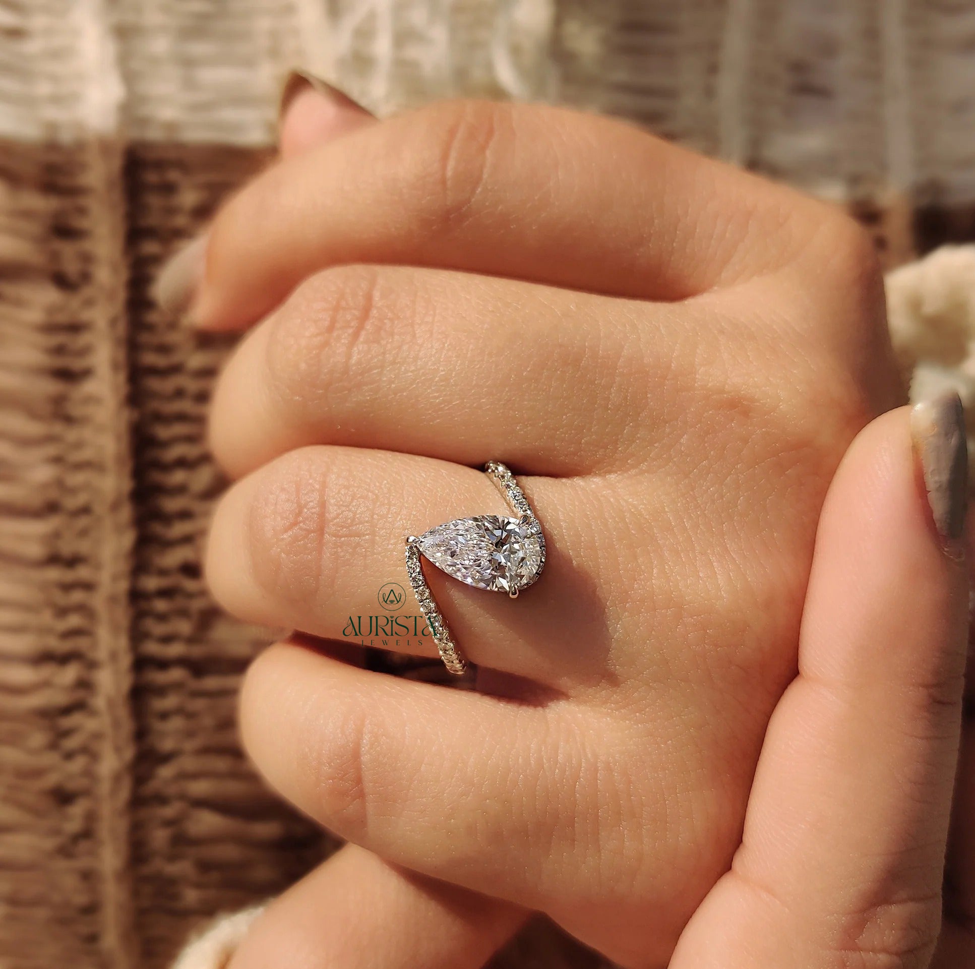 Pave Promise Light – Fine Ring with Brilliant Shine