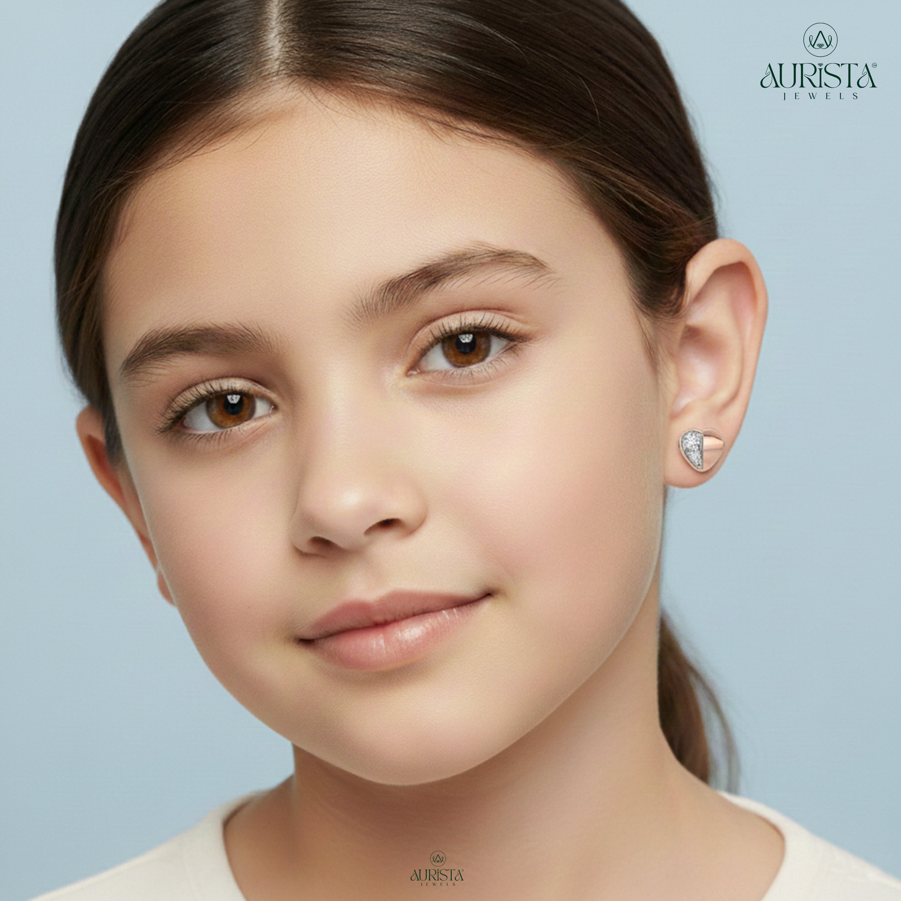 Celestial Shine – Diamond Stud Earrings