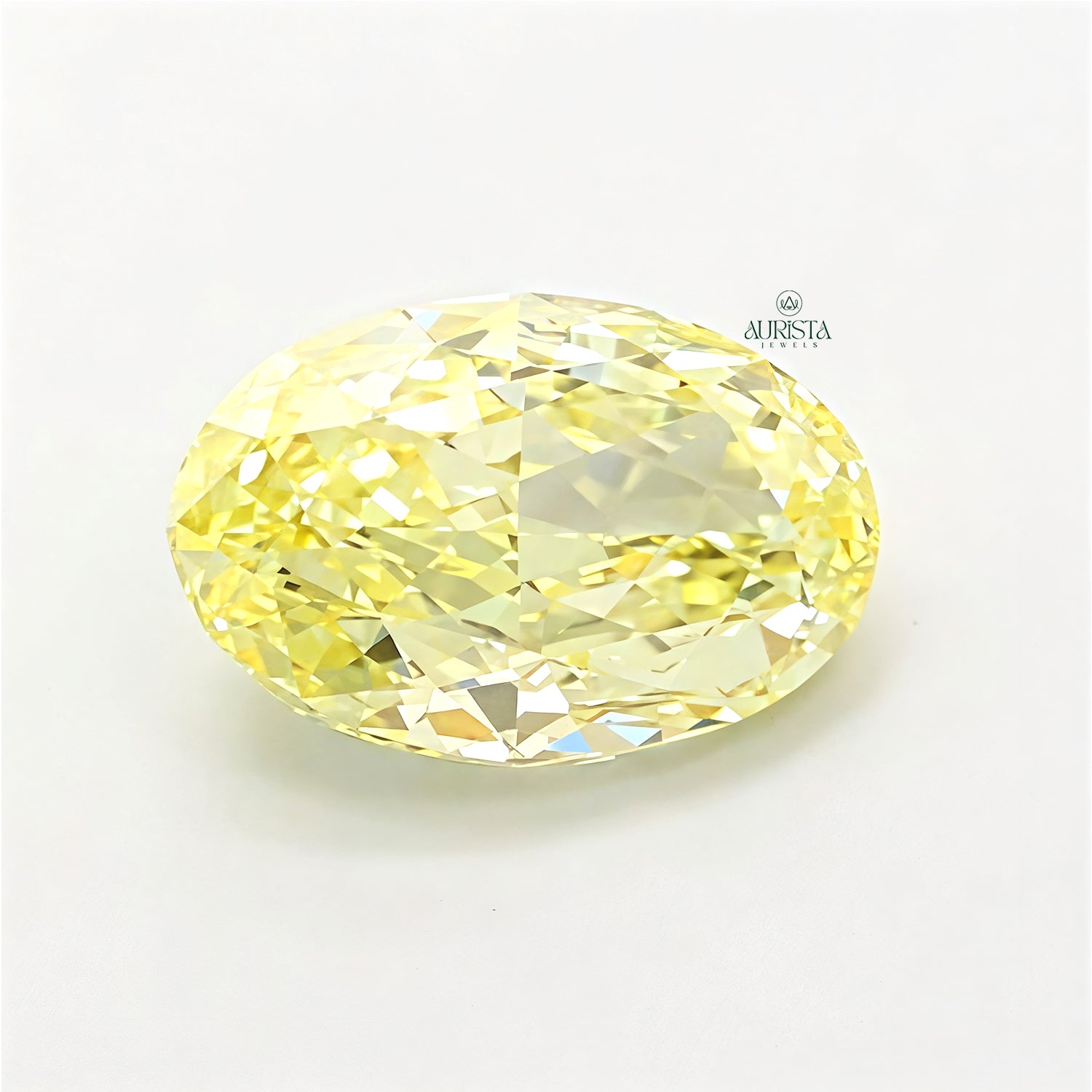 IGI Certified 4.00 CT Oval Shape Lab Diamond for Jewelry