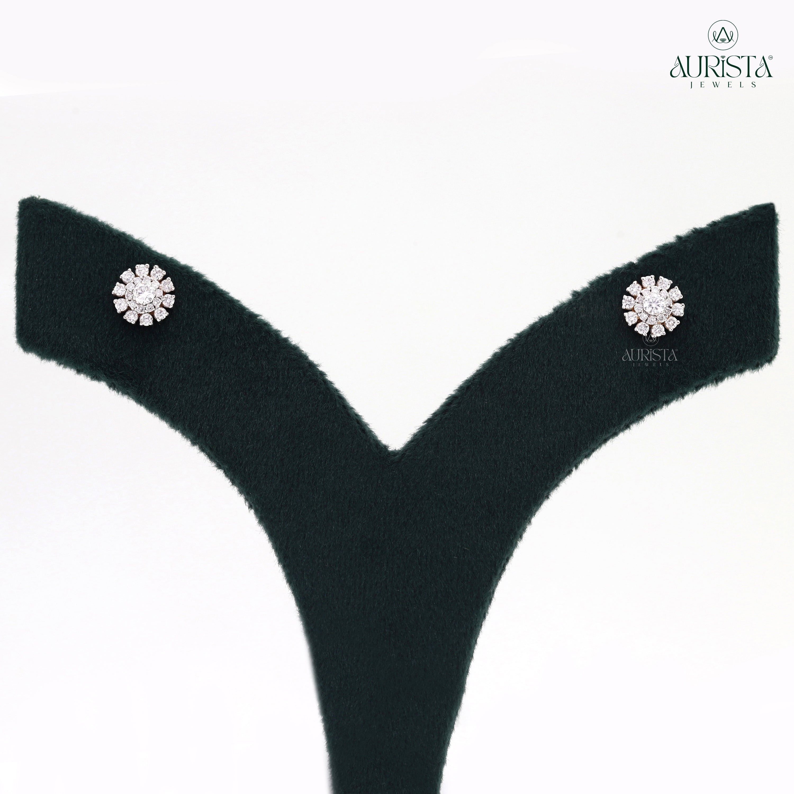 Radiant Charm – Yellow Gold Earrings