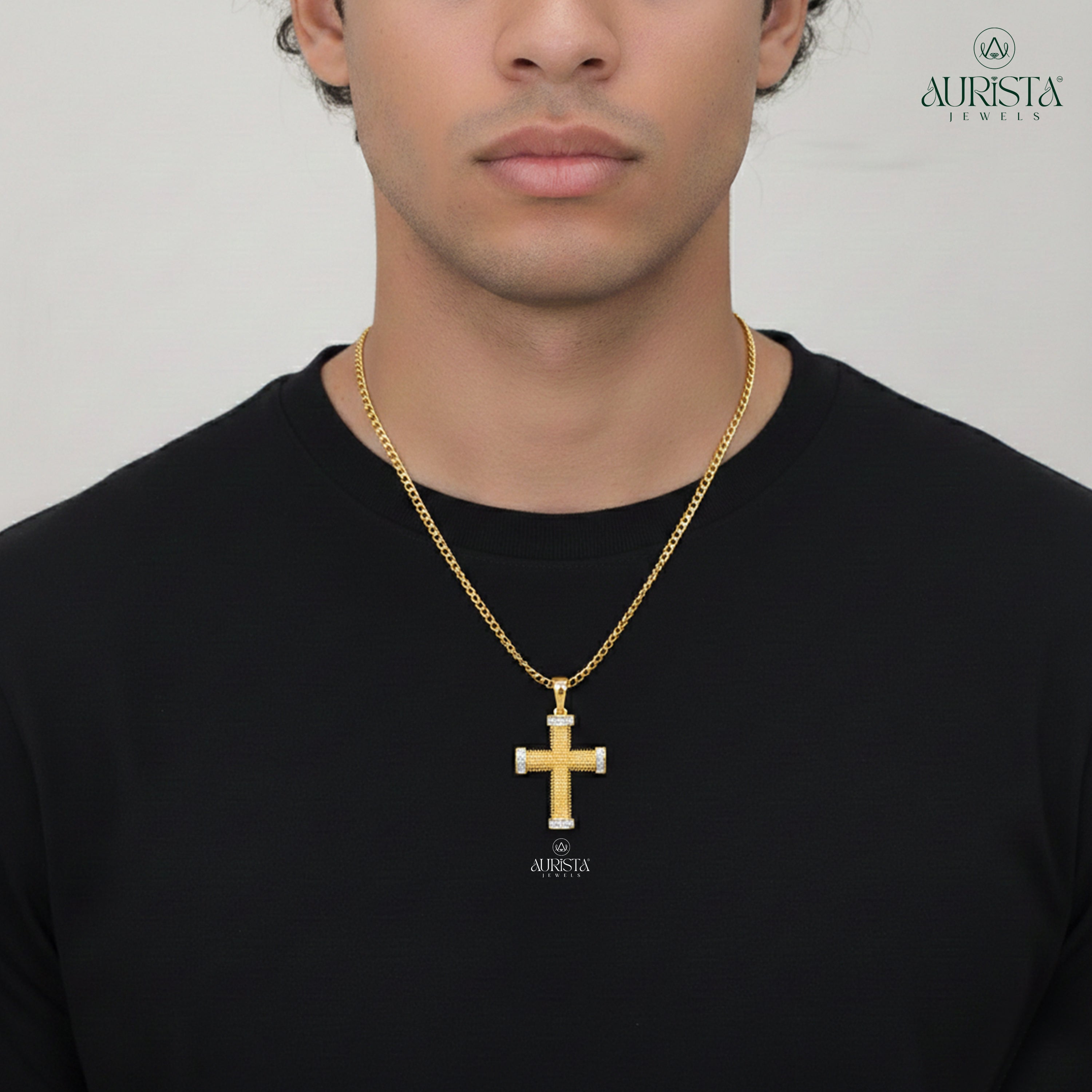 Classic Diamond Pendant for Men