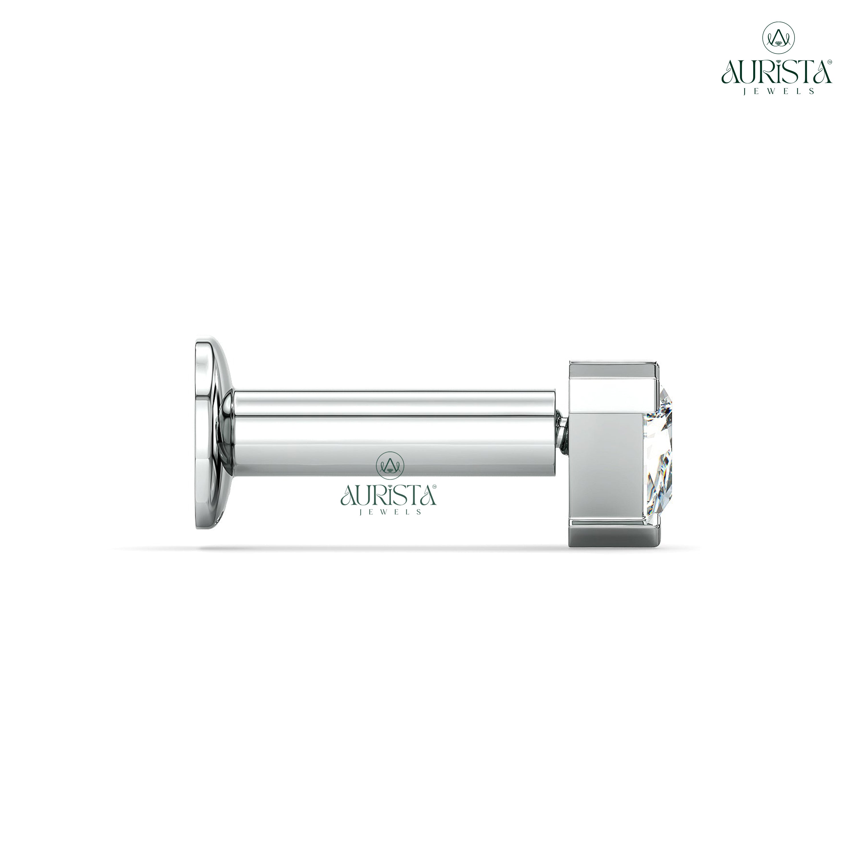 Infinite Adoration Round Diamond Nose Pin