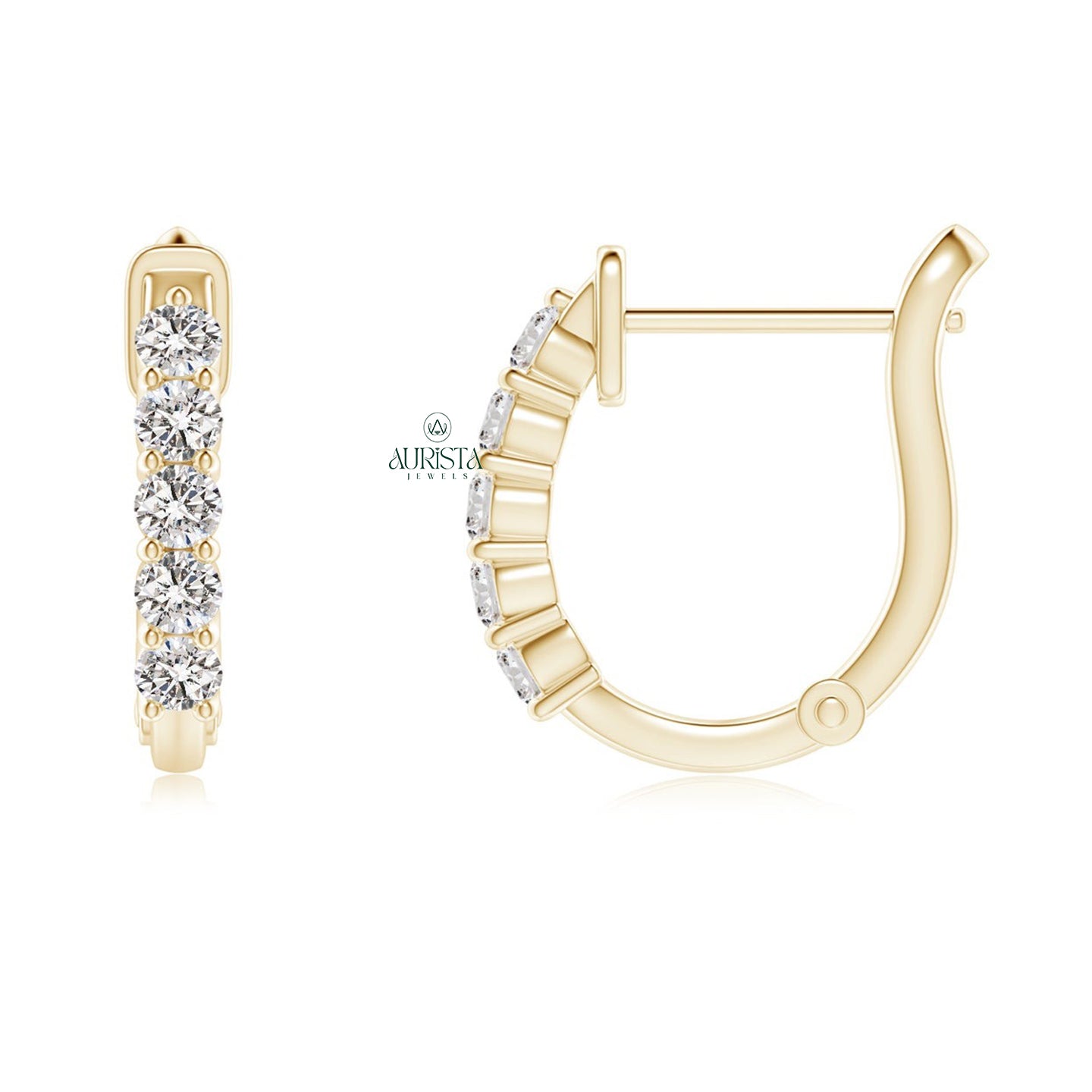 Sparkle Earrings with Premium Diamond