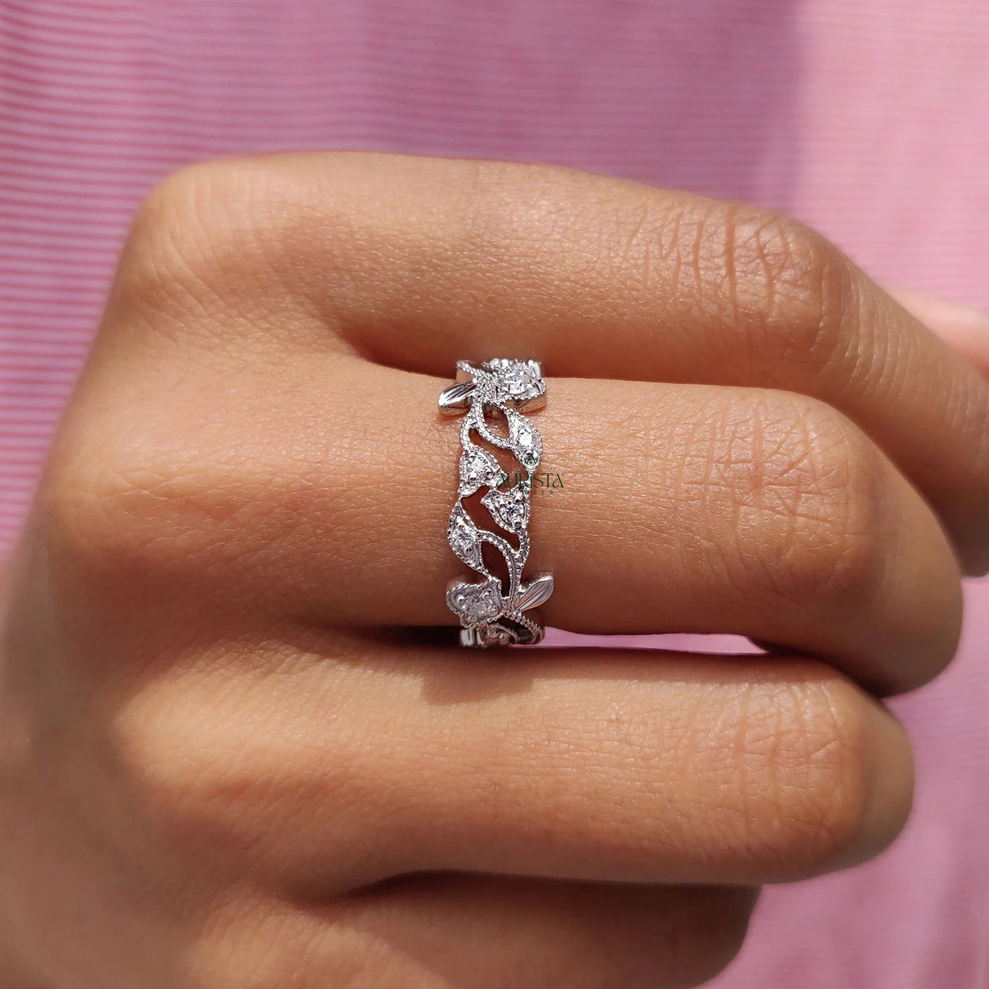 Royal Diamond Crown Band Ring