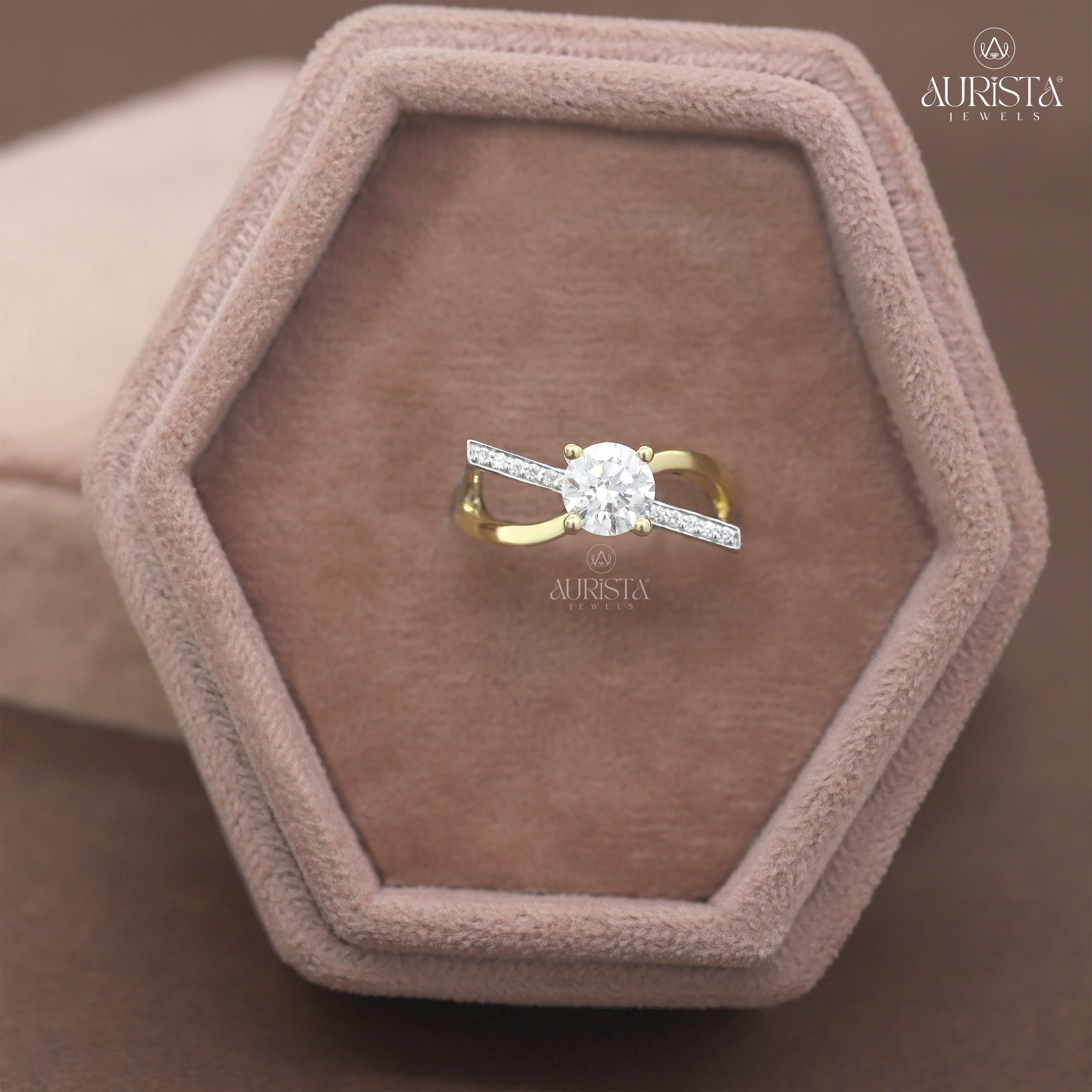 The Diamond of Forever – Custom Round White Diamond Ring