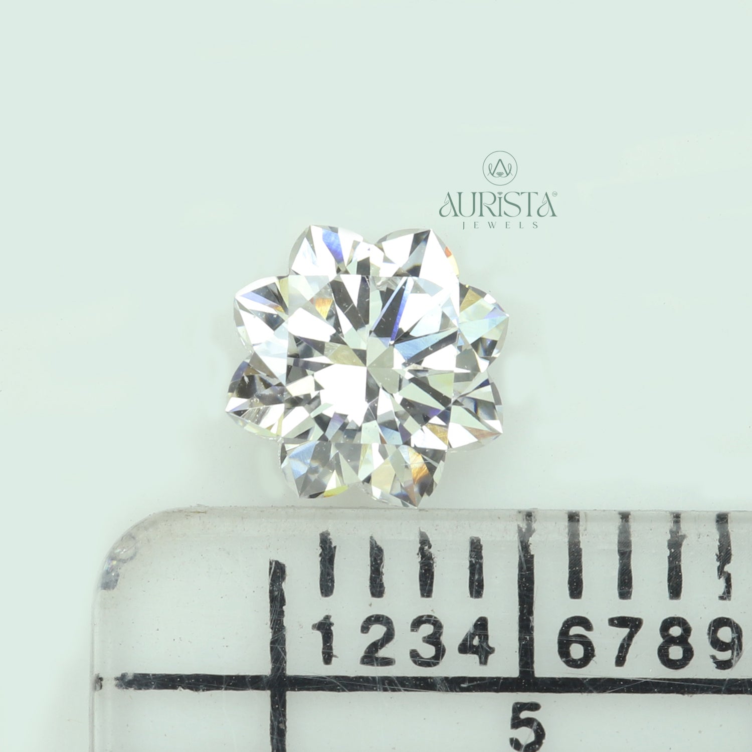 0.75 CT Flower Shape Lab Diamond for Jewelry