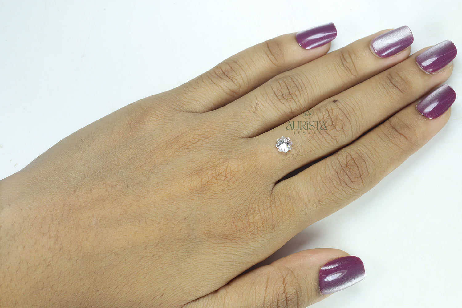 0.75 CT Flower Shape Lab Diamond for Jewelry