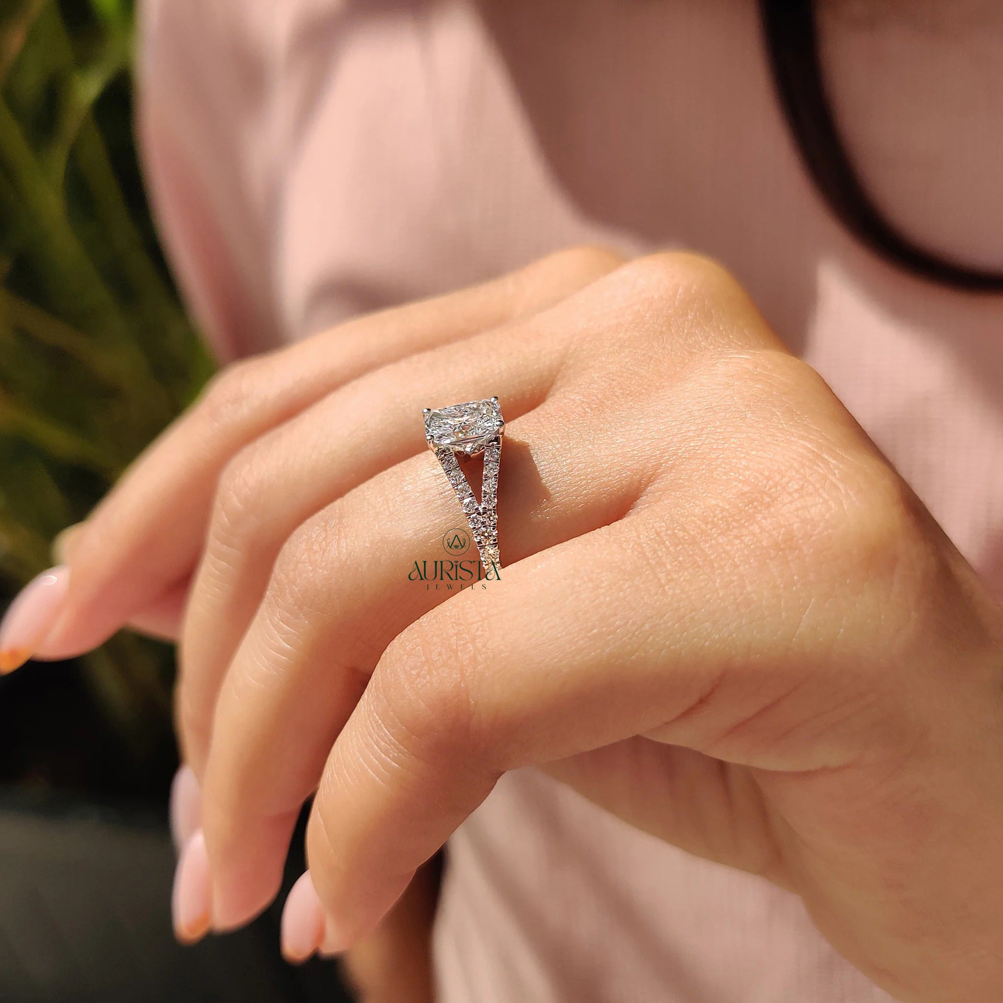 Pave Charm – Designer Ring with Dazzling Sparkle