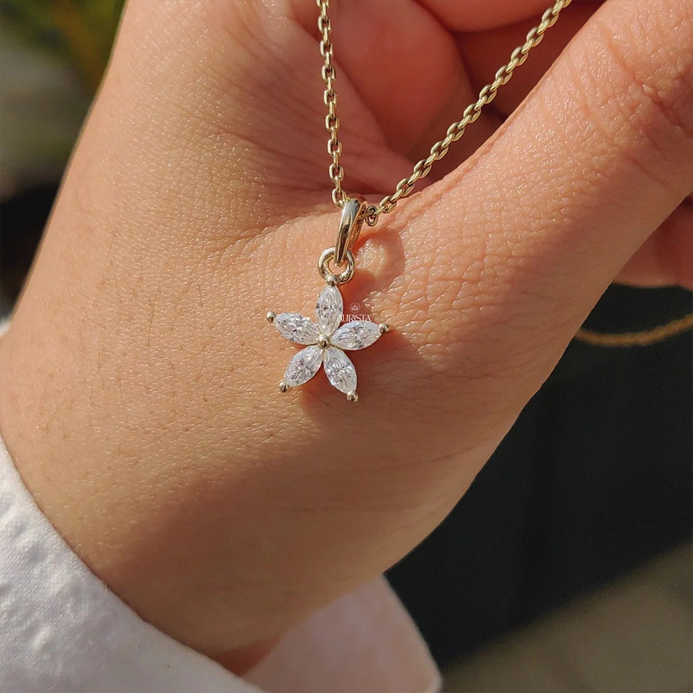 Eternal Shine Solitaire Diamond Pendant in Yellow Gold