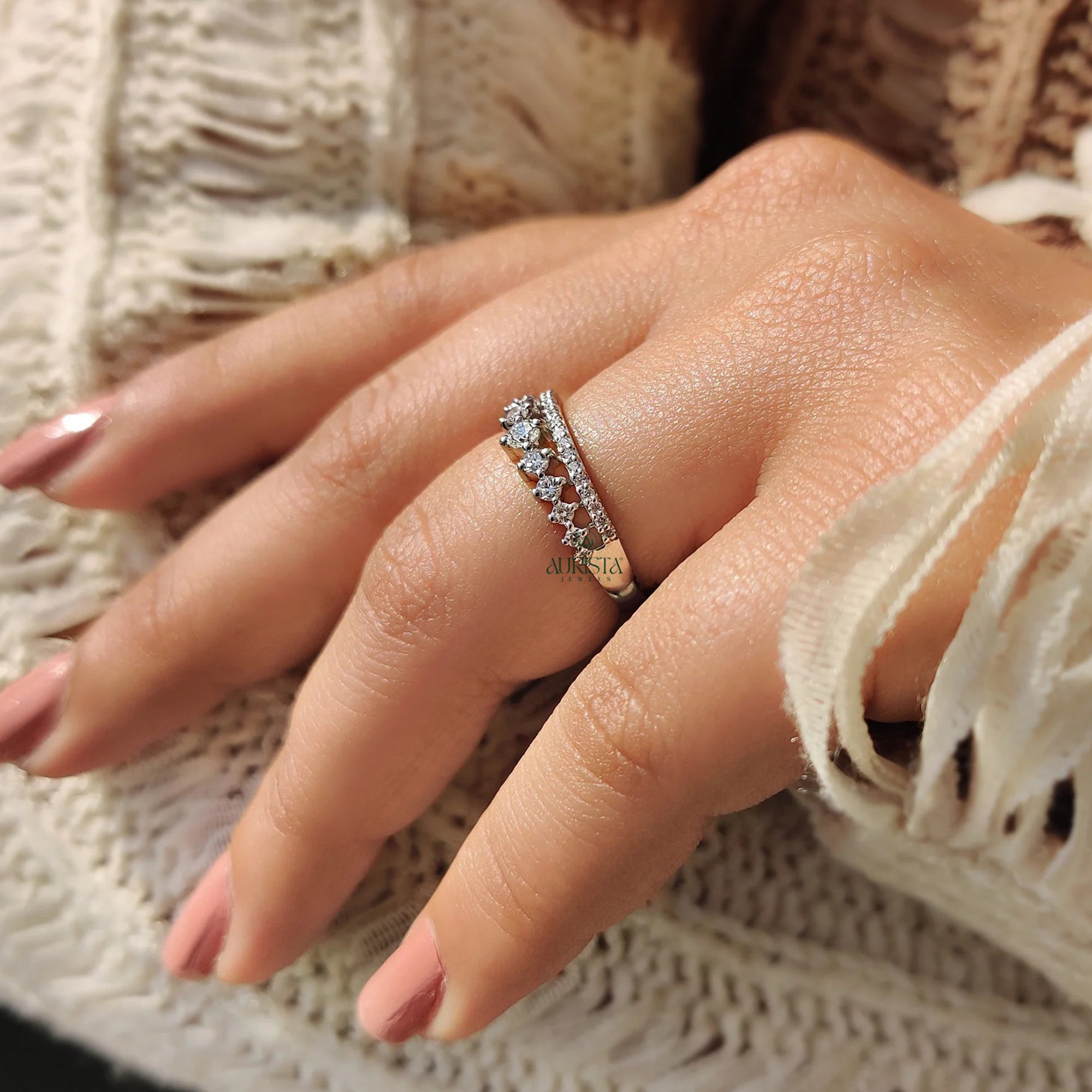 Lustre Divine Diamond Ring