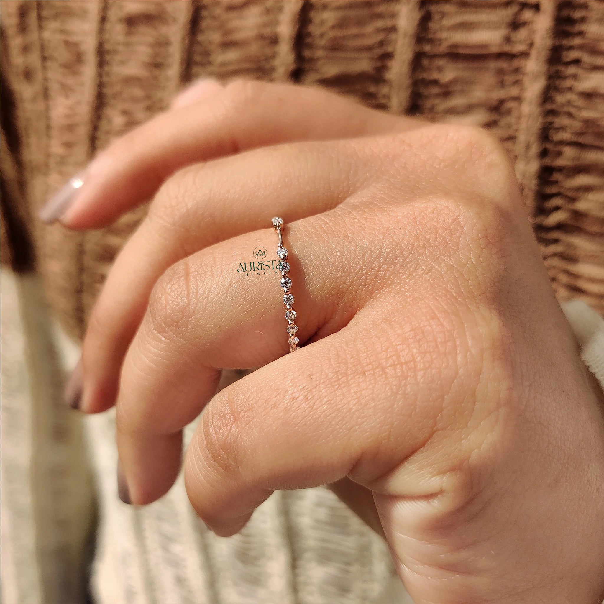 Golden Vows – Royal Ring with Brilliant Diamond