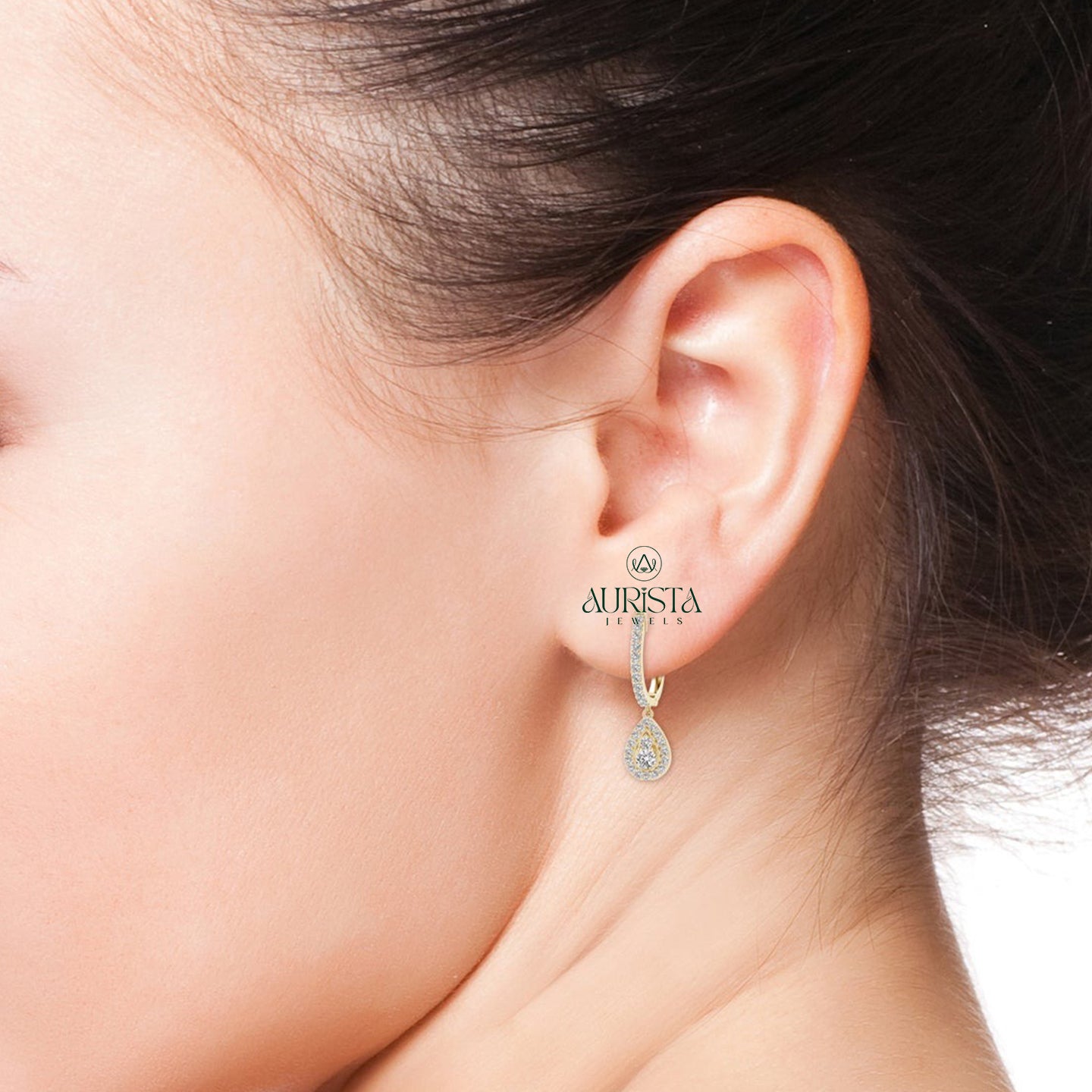 Rich Earrings with Fine Diamond