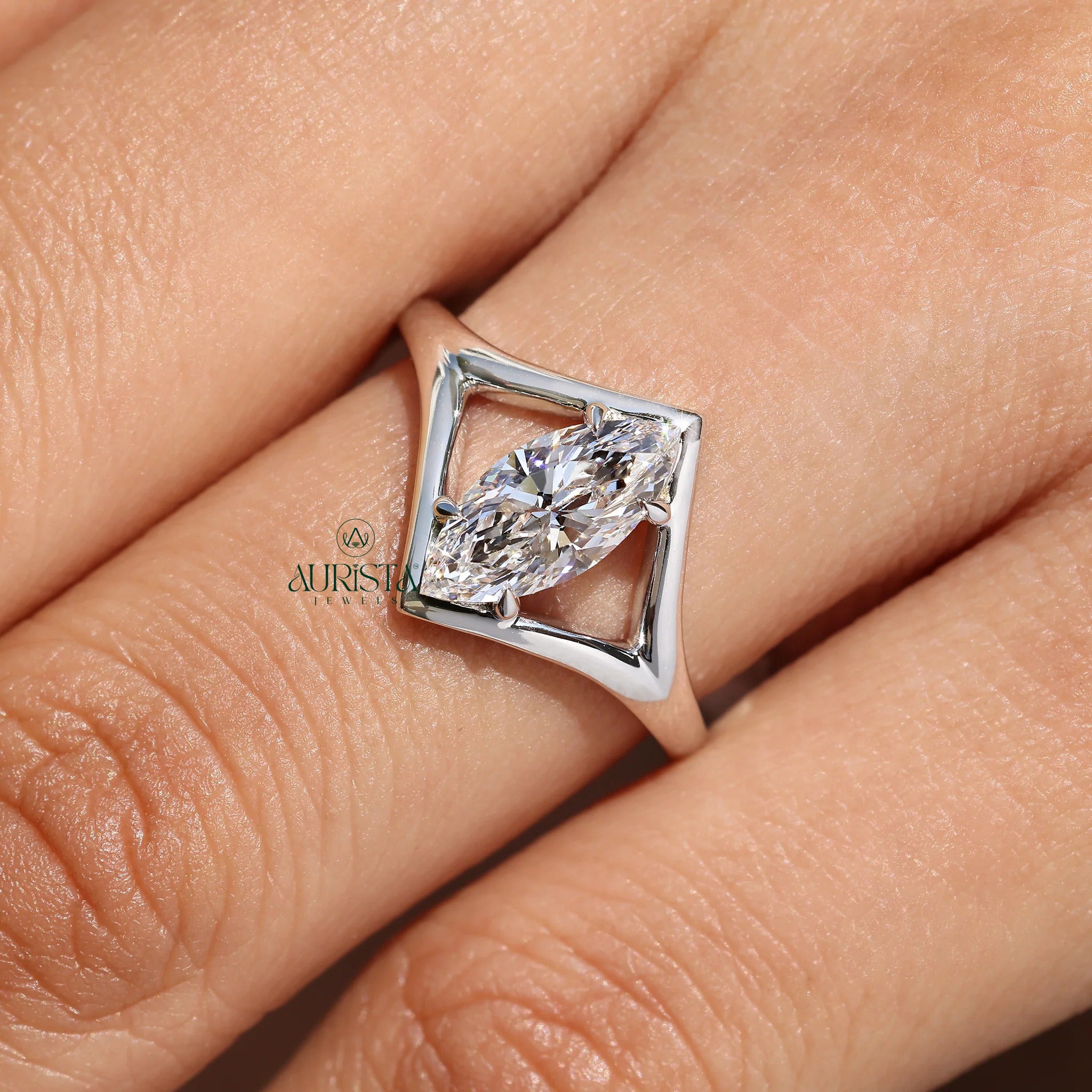 Marquise Elegance in One Brilliant Stone