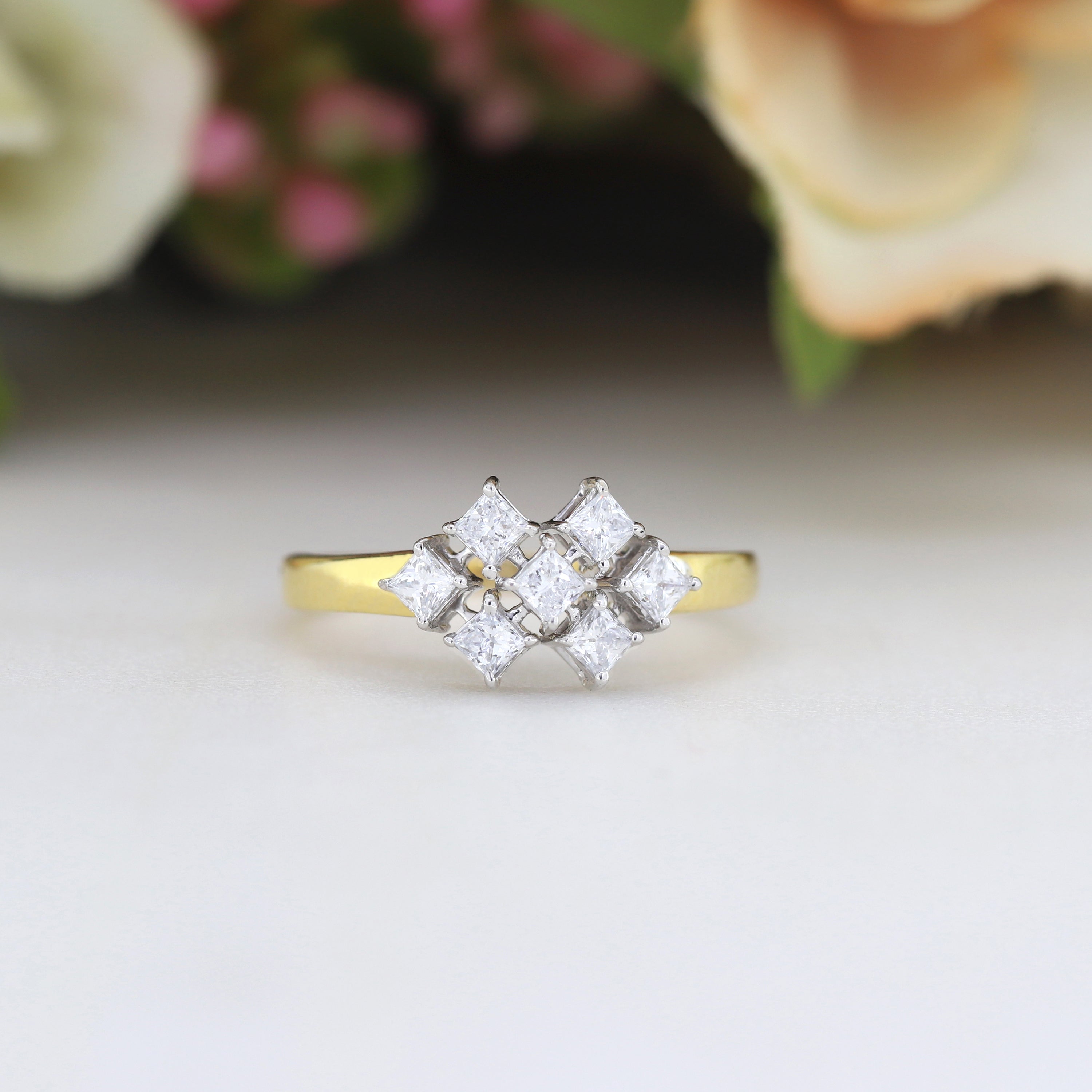 The Diamond of Forever – Custom Ring Whit Princess Diamond Ring