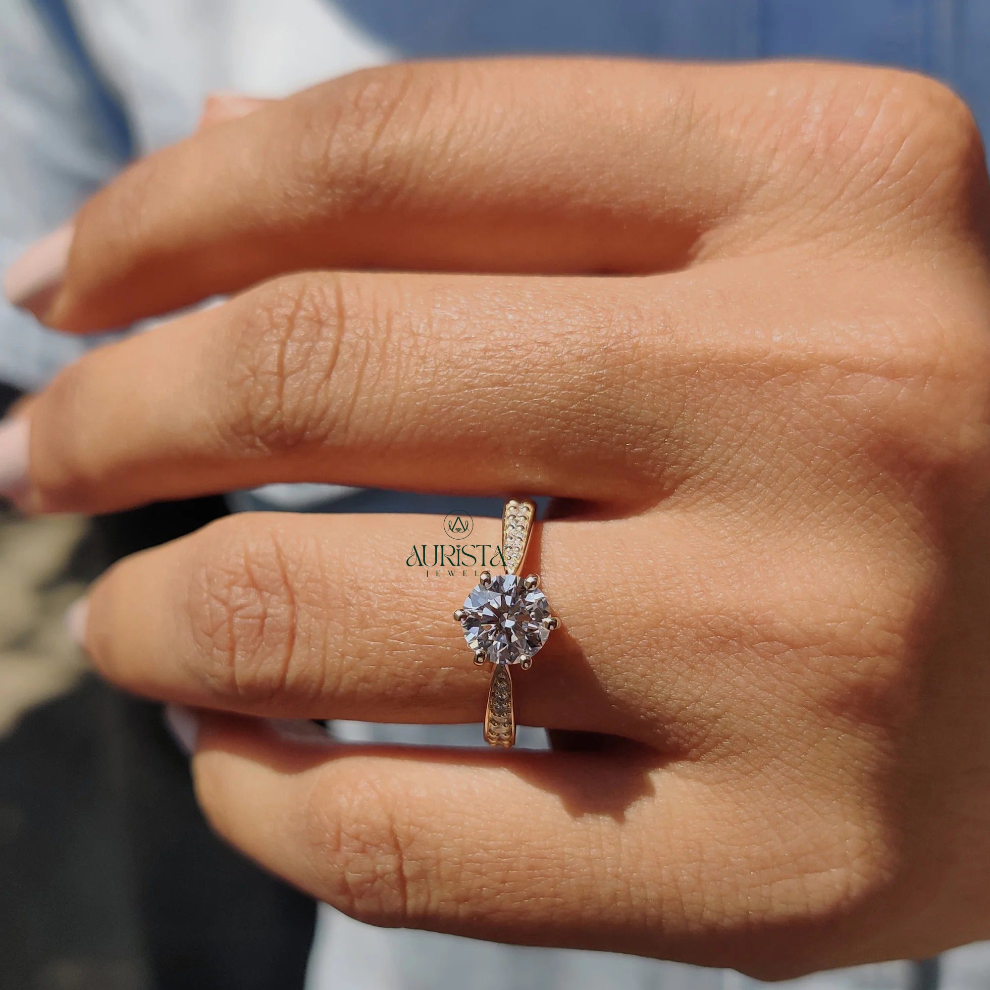 Pure Pave Sparkle – Designer Ring with Brilliant Shine