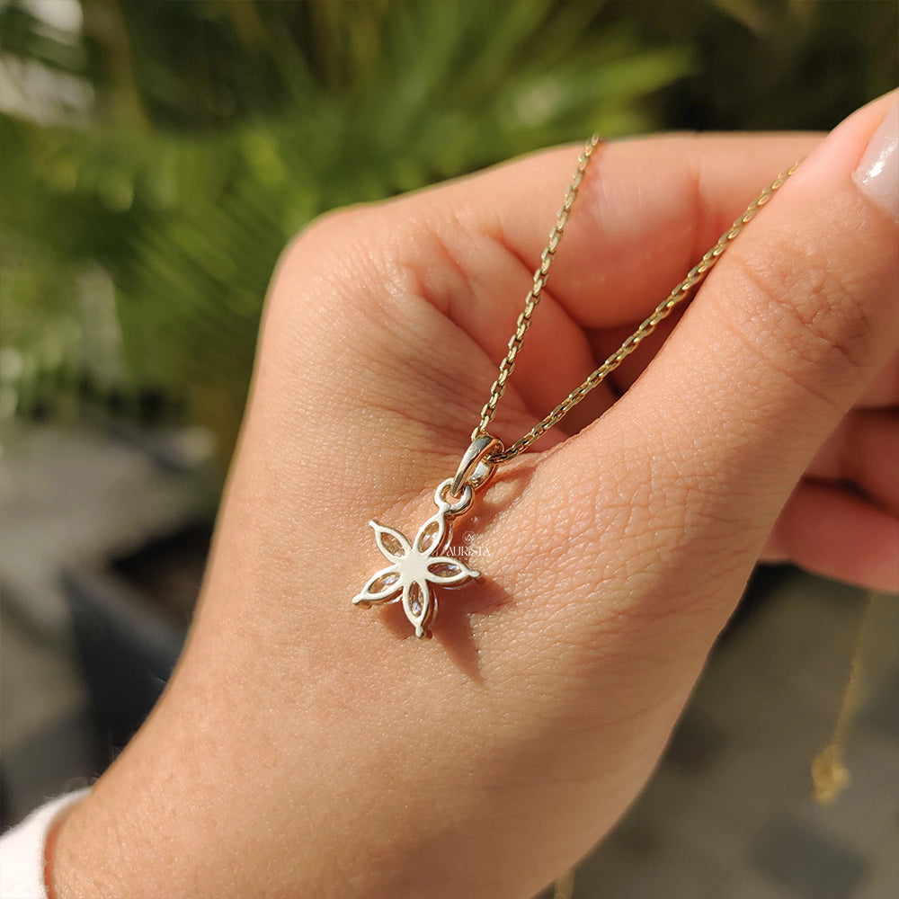 Eternal Shine Solitaire Diamond Pendant in Yellow Gold