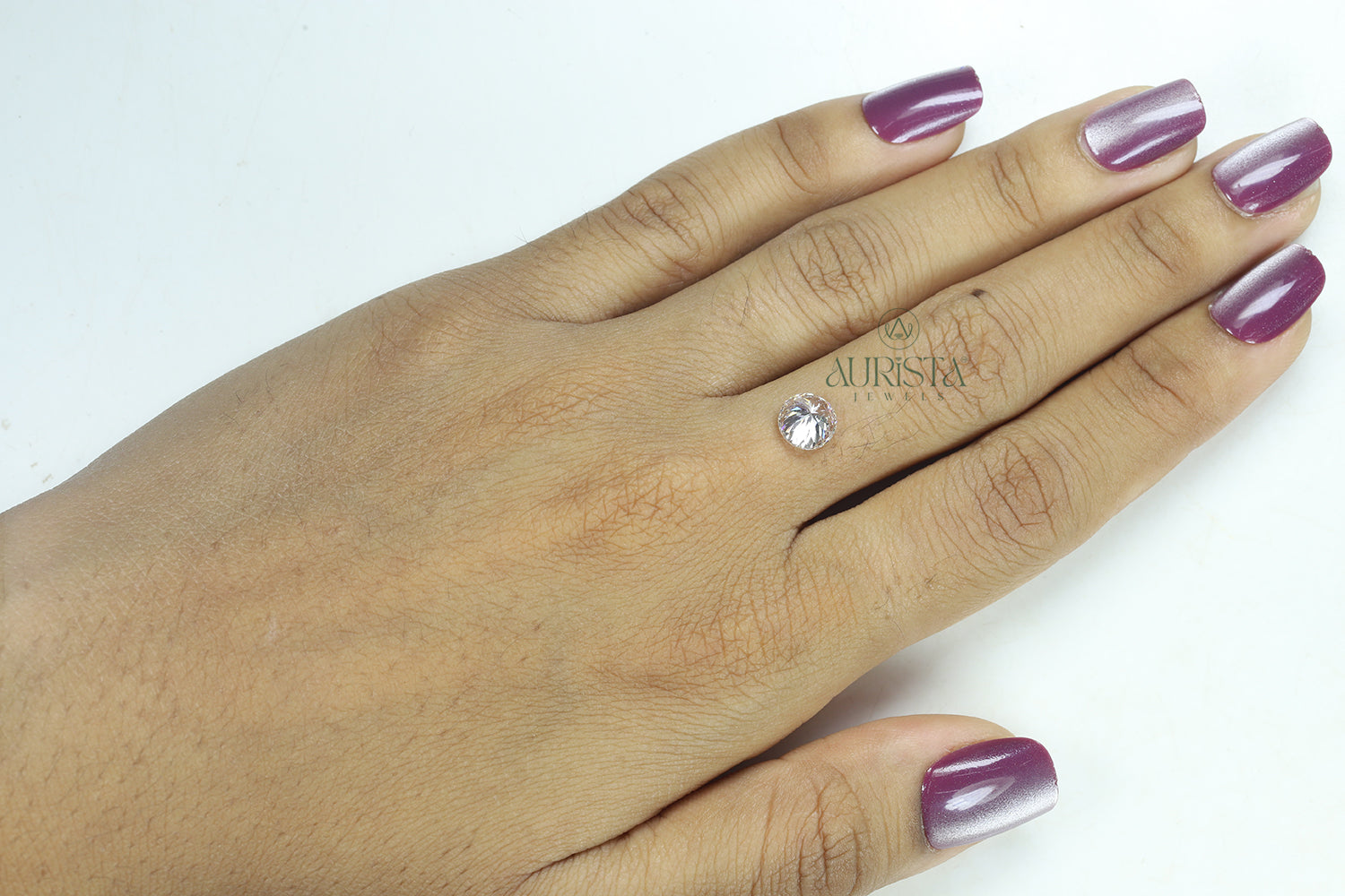 1.50 CT Round Portuguese Shape Lab Diamond for Jewelry