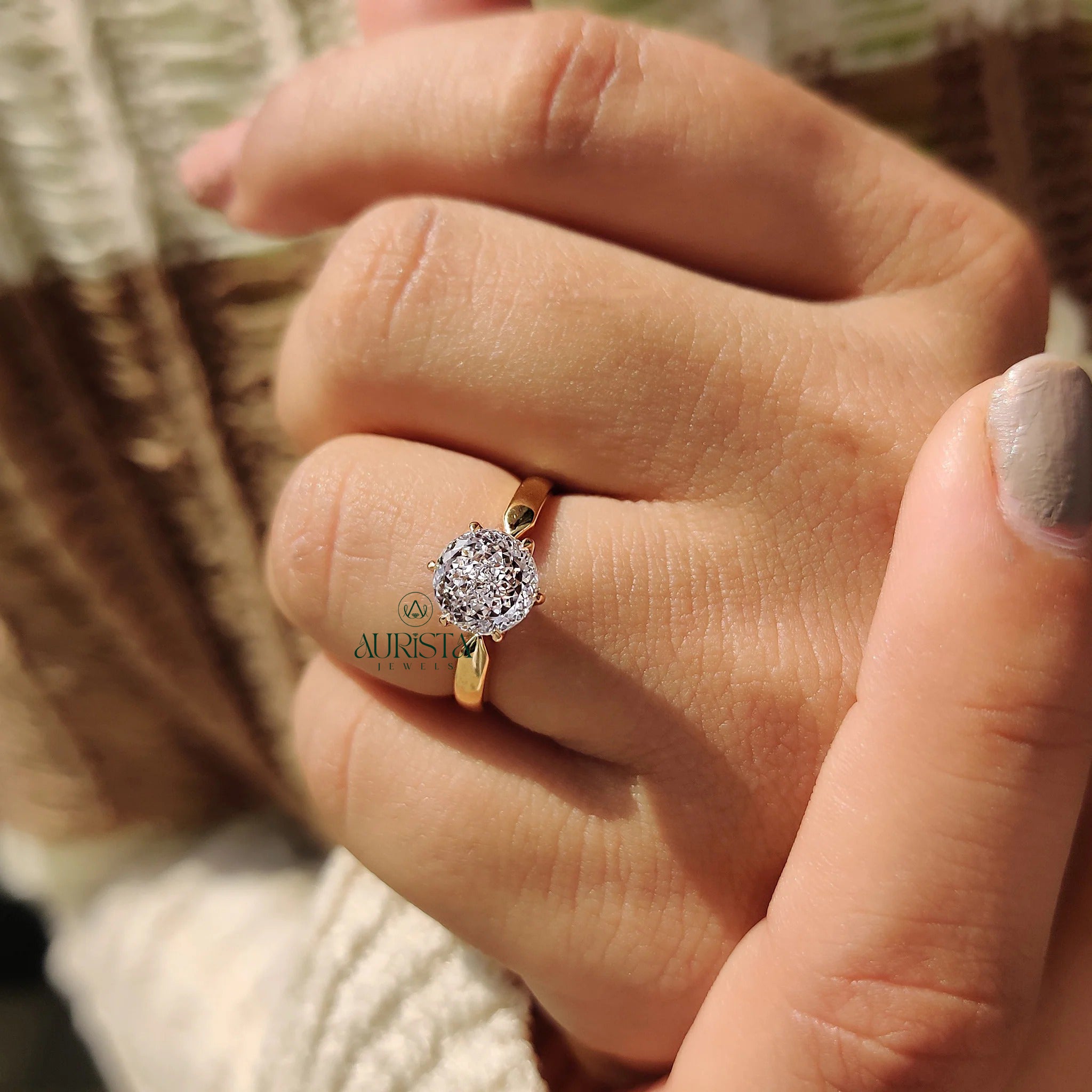 Timeless Solitaire Lab Grown Diamond Ring