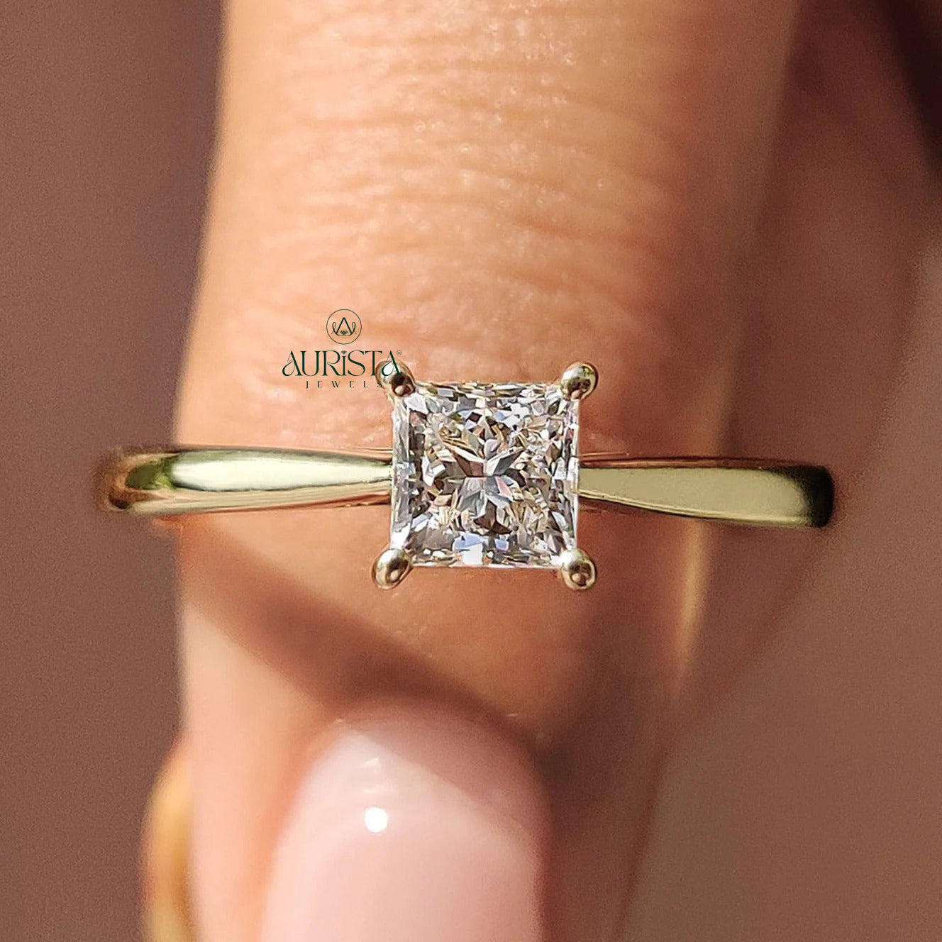 Sophisticated Shine in a Solitaire Diamond Ring