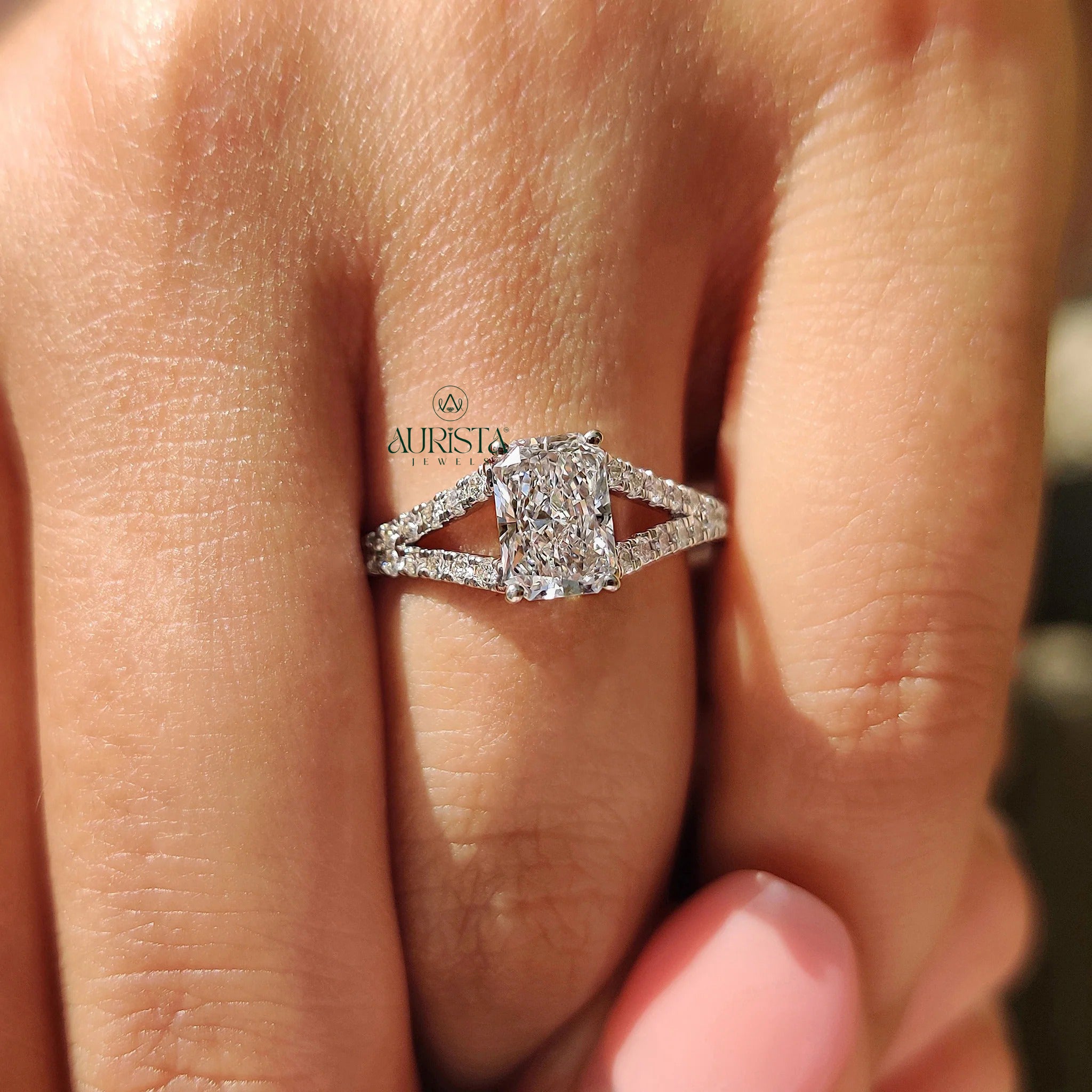 Pave Charm – Designer Ring with Dazzling Sparkle