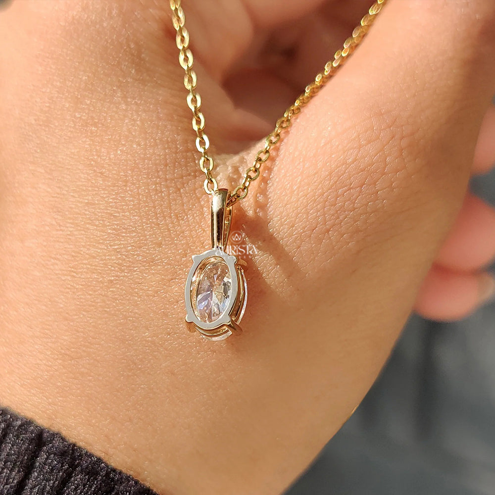 Eternal Spark Pendant with Solitaire Diamond