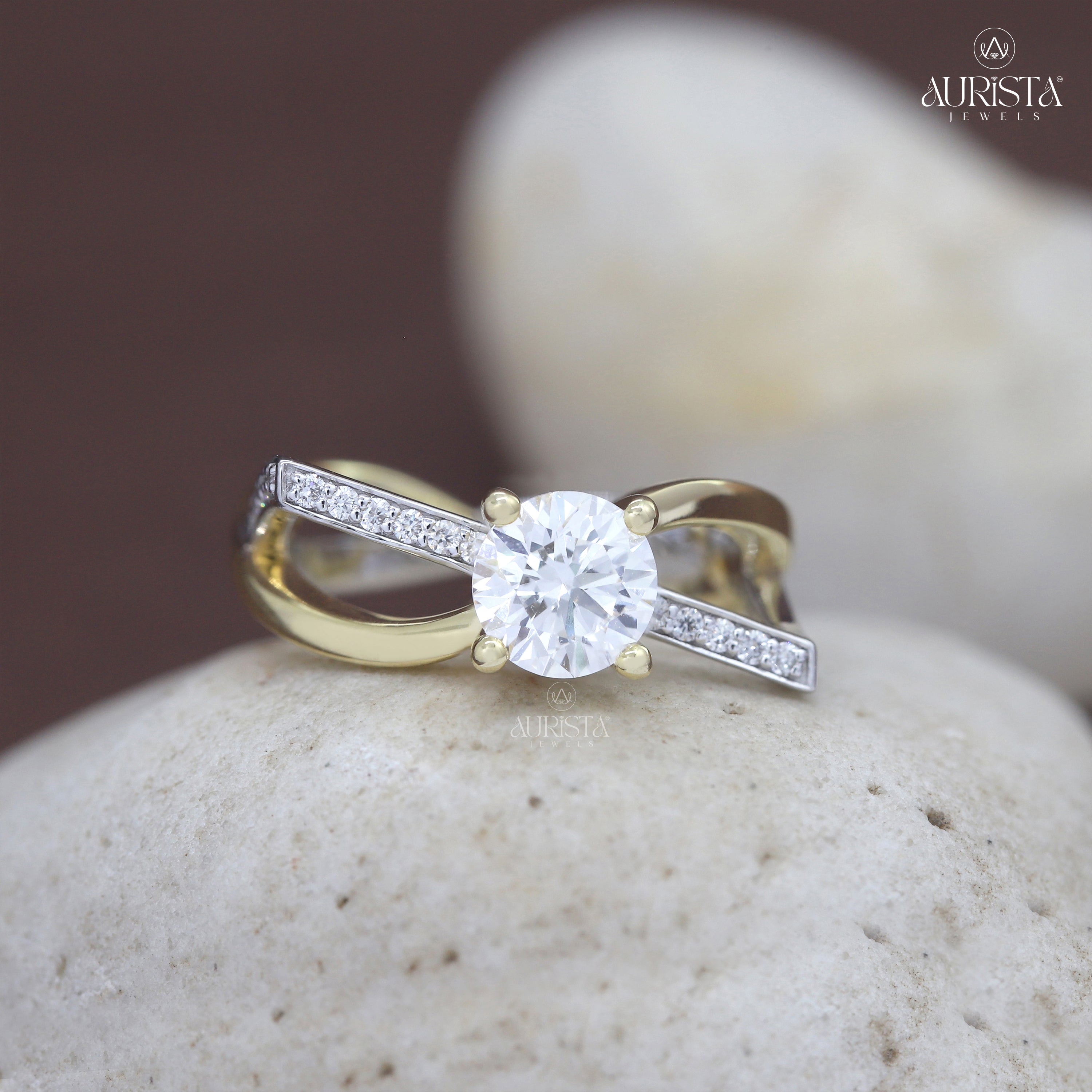 The Diamond of Forever – Custom Round White Diamond Ring