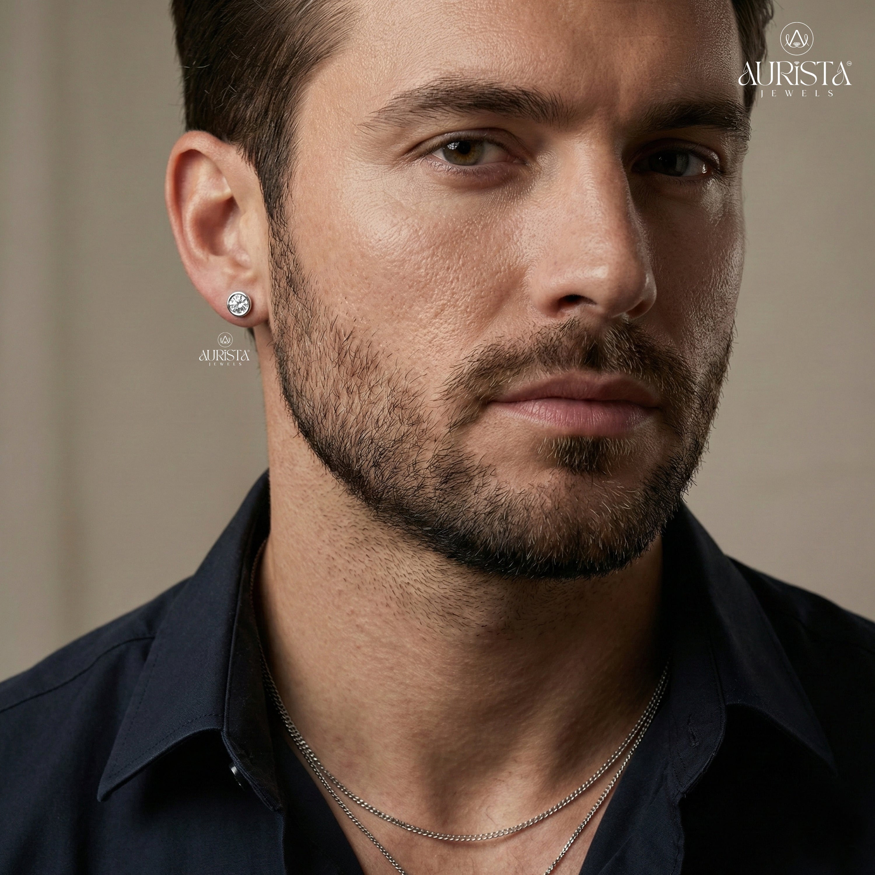 Classic Diamond Studs for Men