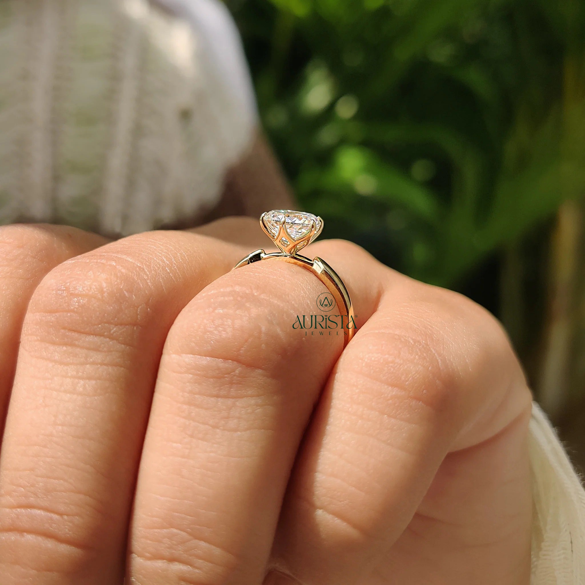 Timeless Solitaire Lab Grown Diamond Ring