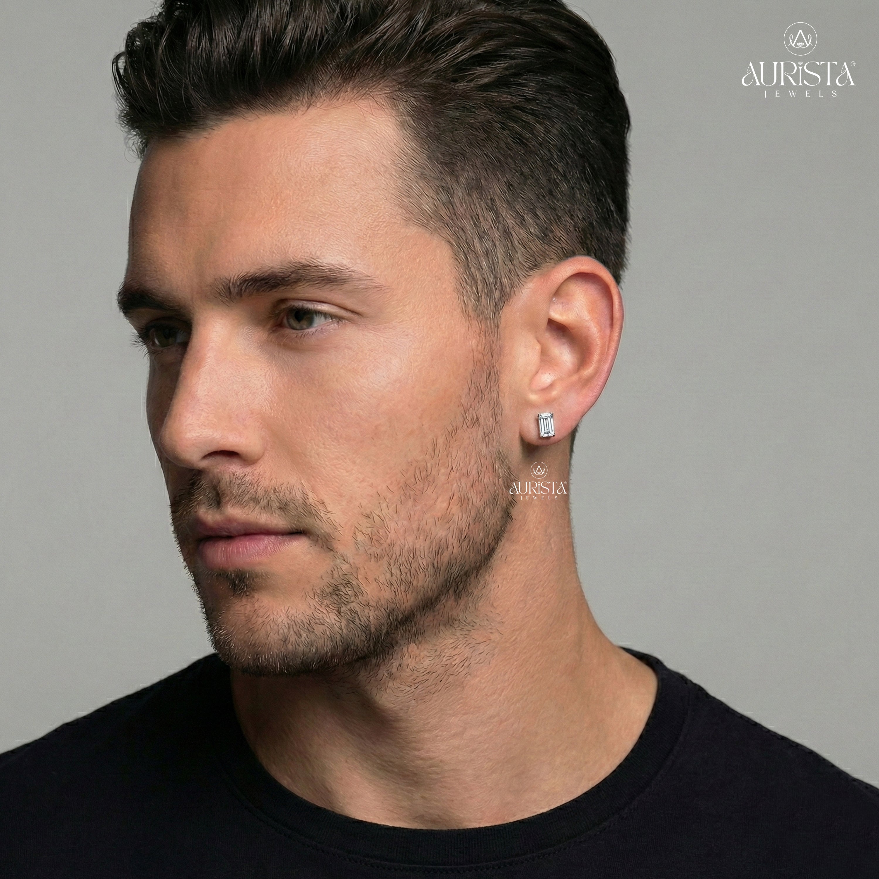 Classic Men’s Diamond Studs for Men