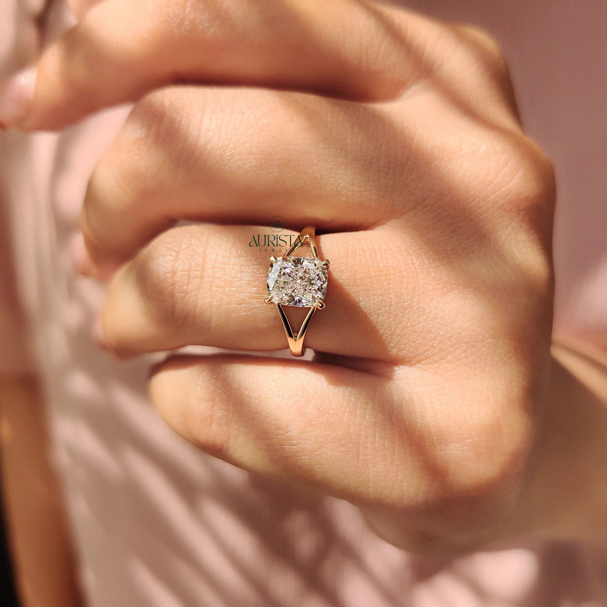 Cushion Solitaire – Made to Melt Hearts