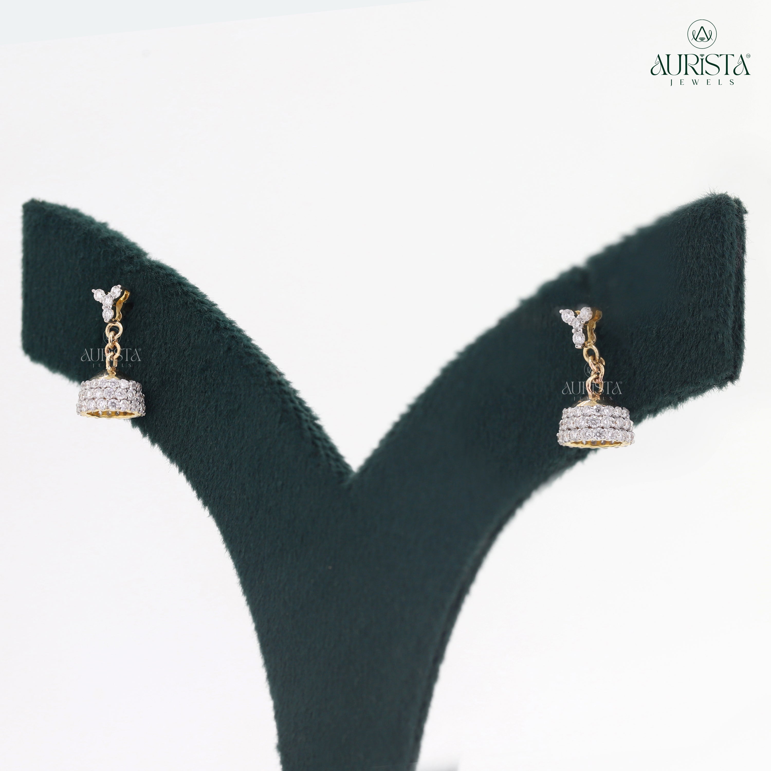 Sparkling Whispers – Diamond Stud Earrings