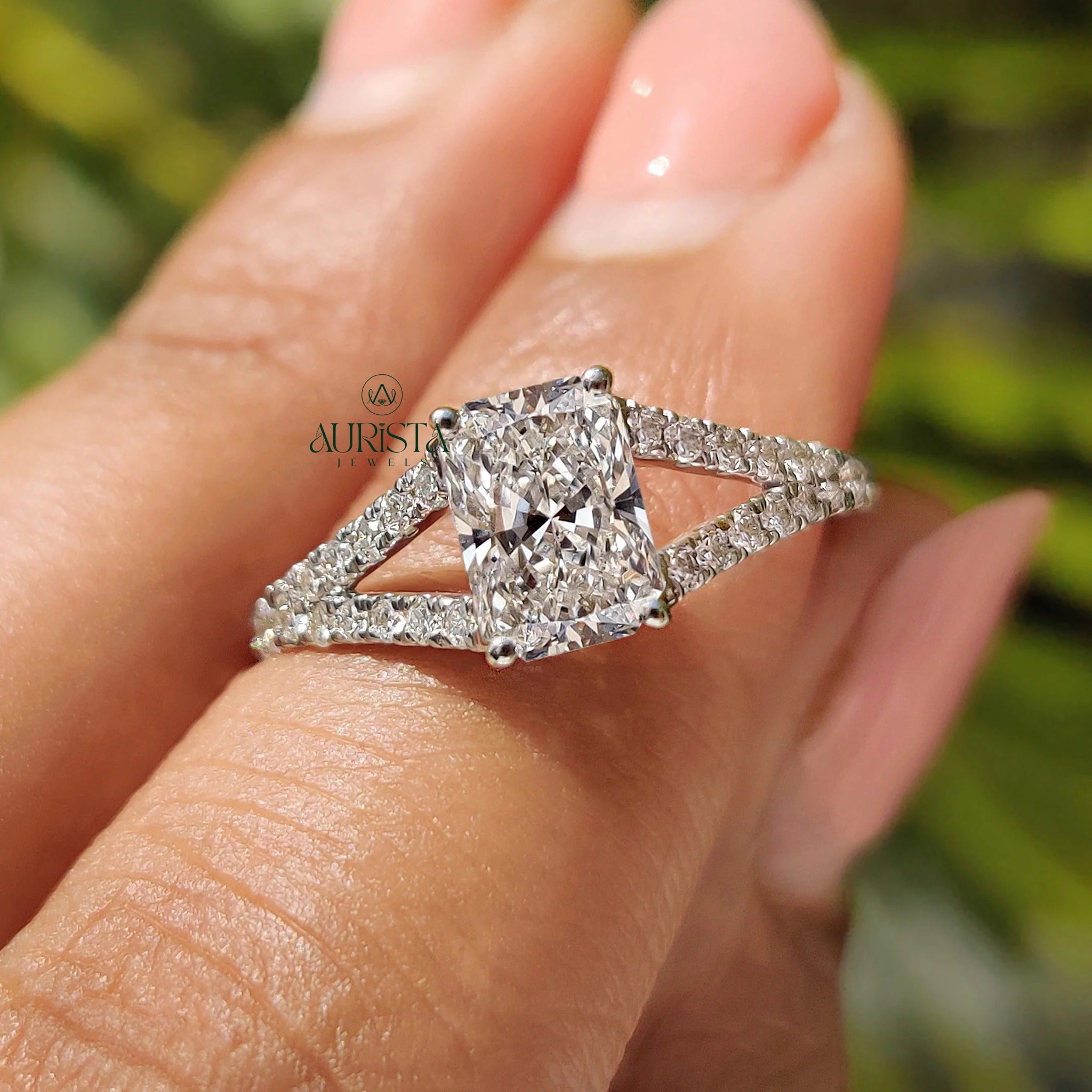 Pave Charm – Designer Ring with Dazzling Sparkle