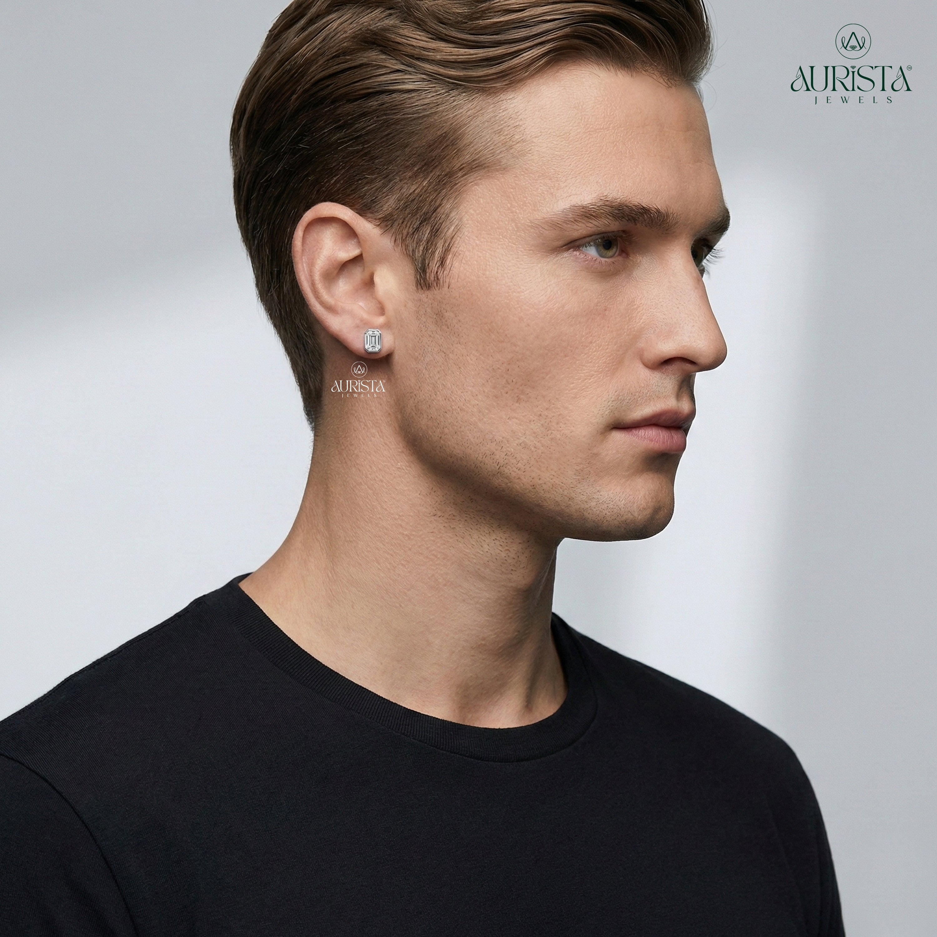 Elegant Diamond Studs for Men