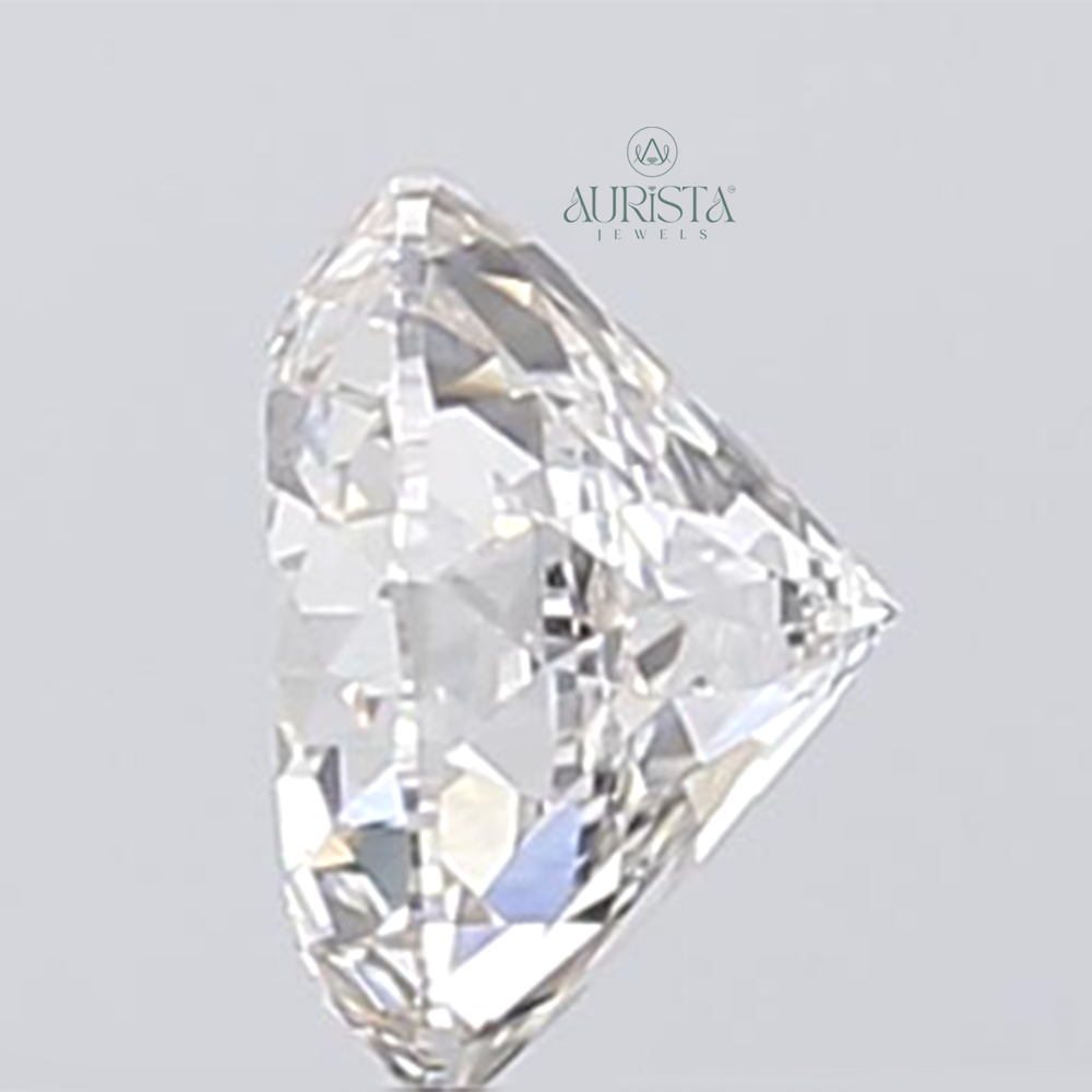 0.75 CT Round Portuguese Shape Lab Diamond for Jewelry