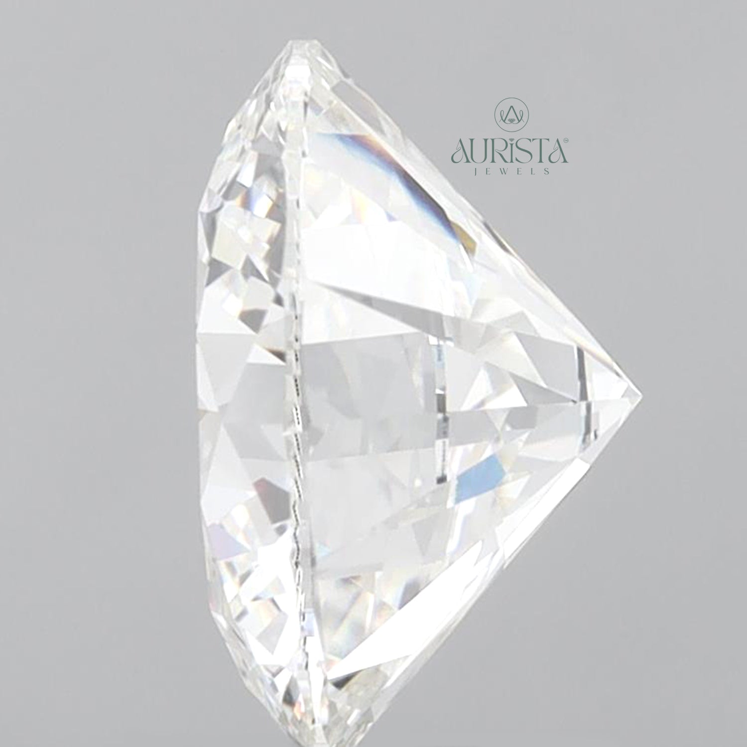 IGI Certified 6.54 CT Round Shape Lab Diamond for Jewelry