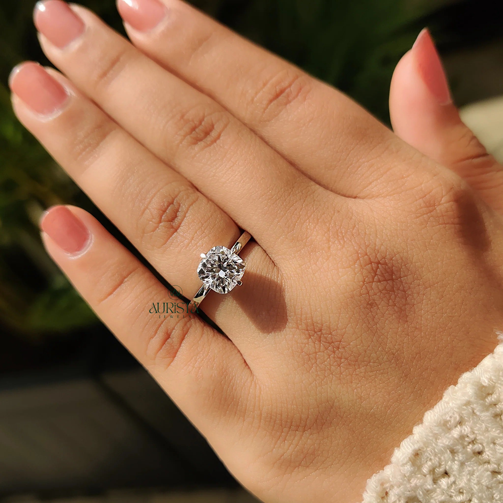 Dreamy Cushion Cut Solitaire Ring