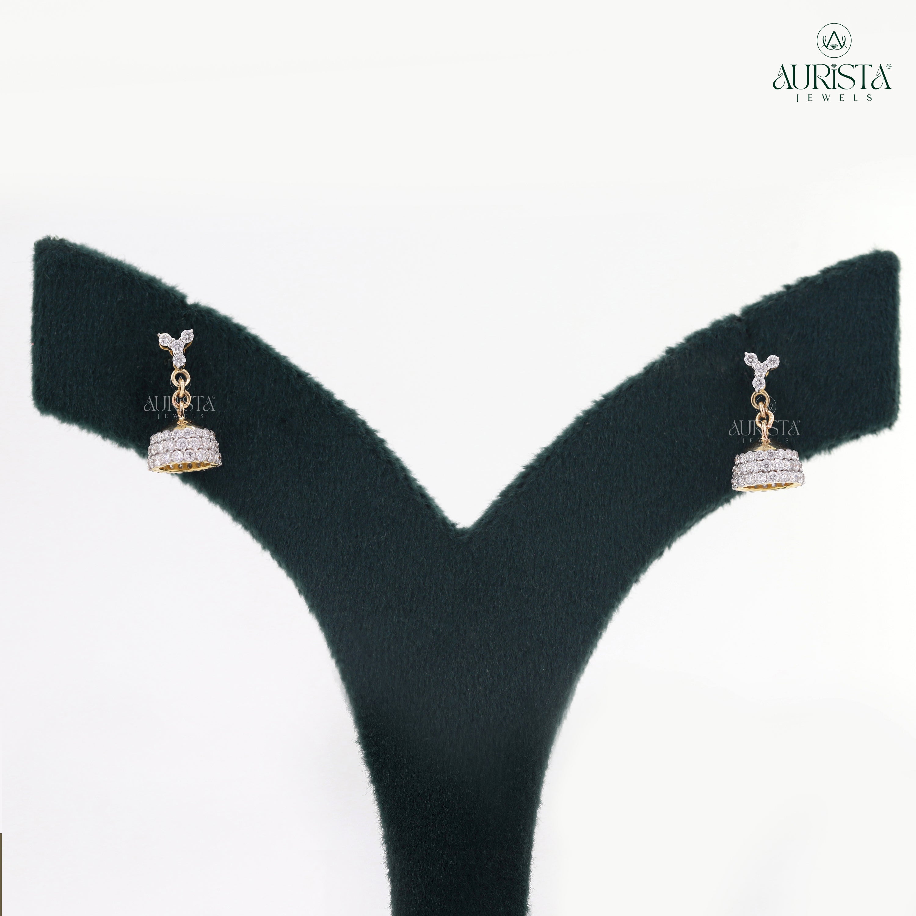 Sparkling Whispers – Diamond Stud Earrings