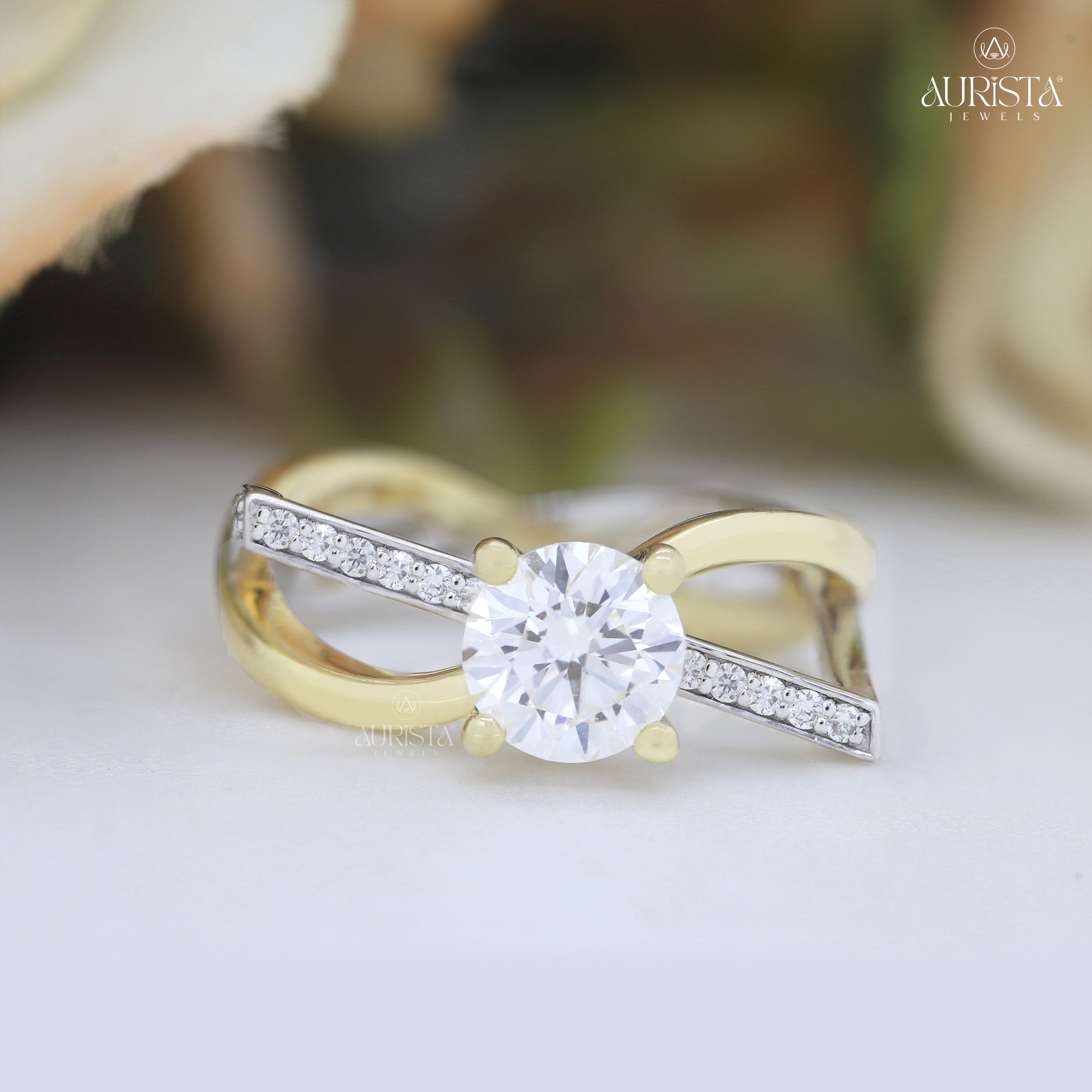 The Diamond of Forever – Custom Round White Diamond Ring