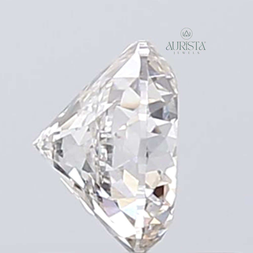 0.75 CT Round Portuguese Shape Lab Diamond for Jewelry